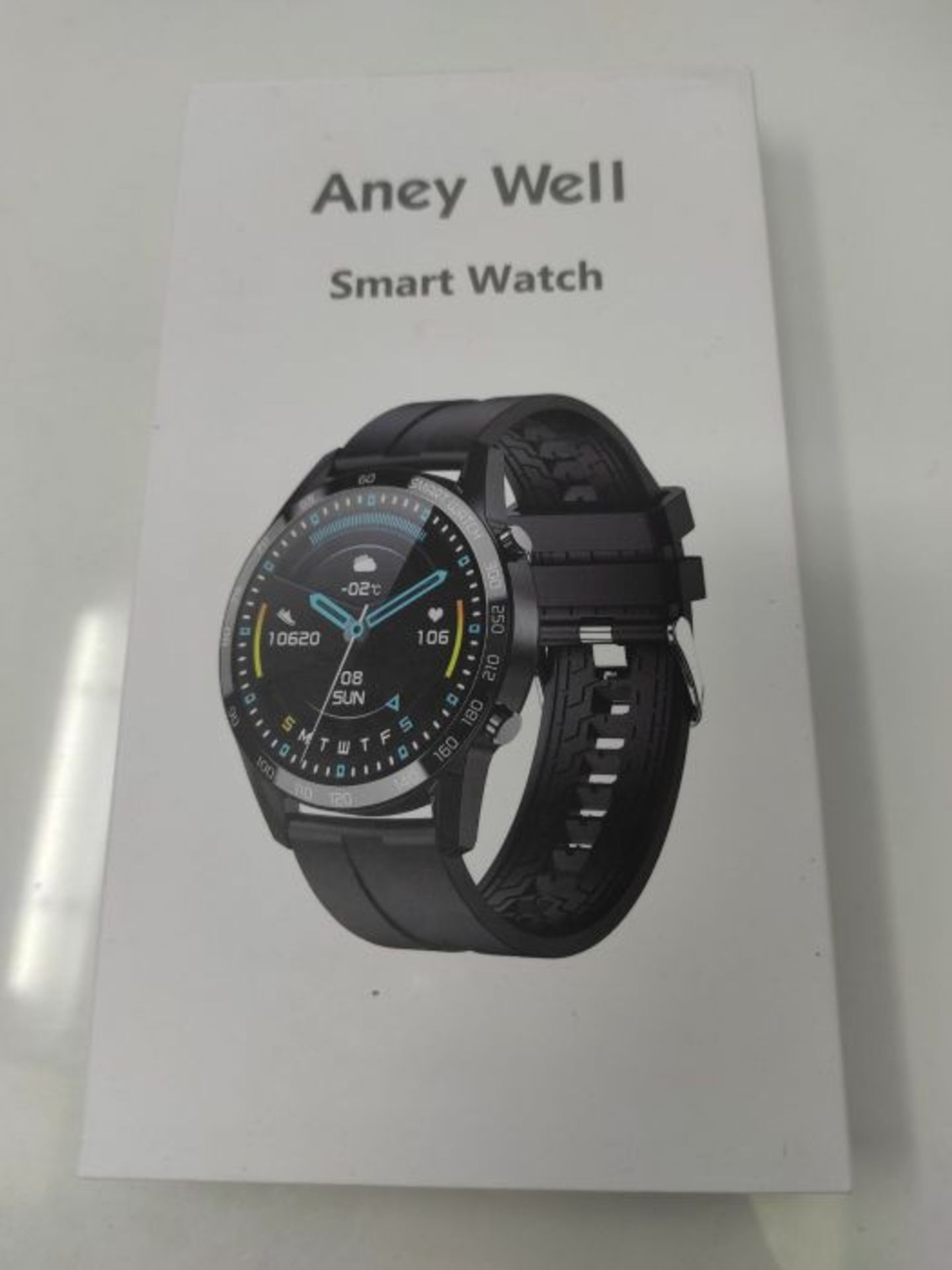 RRP £52.00 Aney Well Smartwatch Men's Sports Watch with Bluetooth Call Fitness Watch Fitness Trac - Image 2 of 3