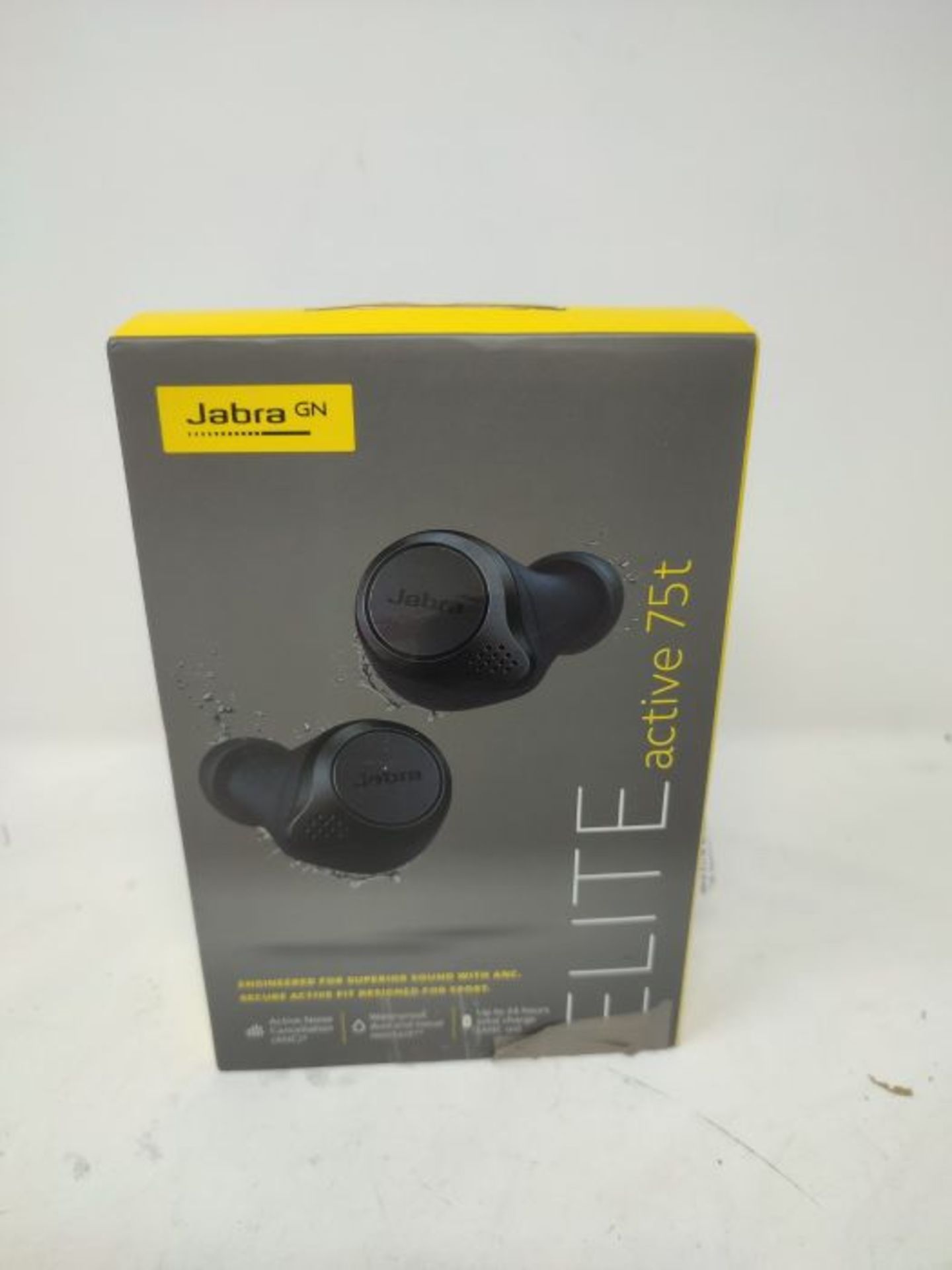 RRP £179.00 Jabra Elite Active 75t Earbuds - Active Noise Cancelling Wireless Sports Earbuds with - Image 2 of 3