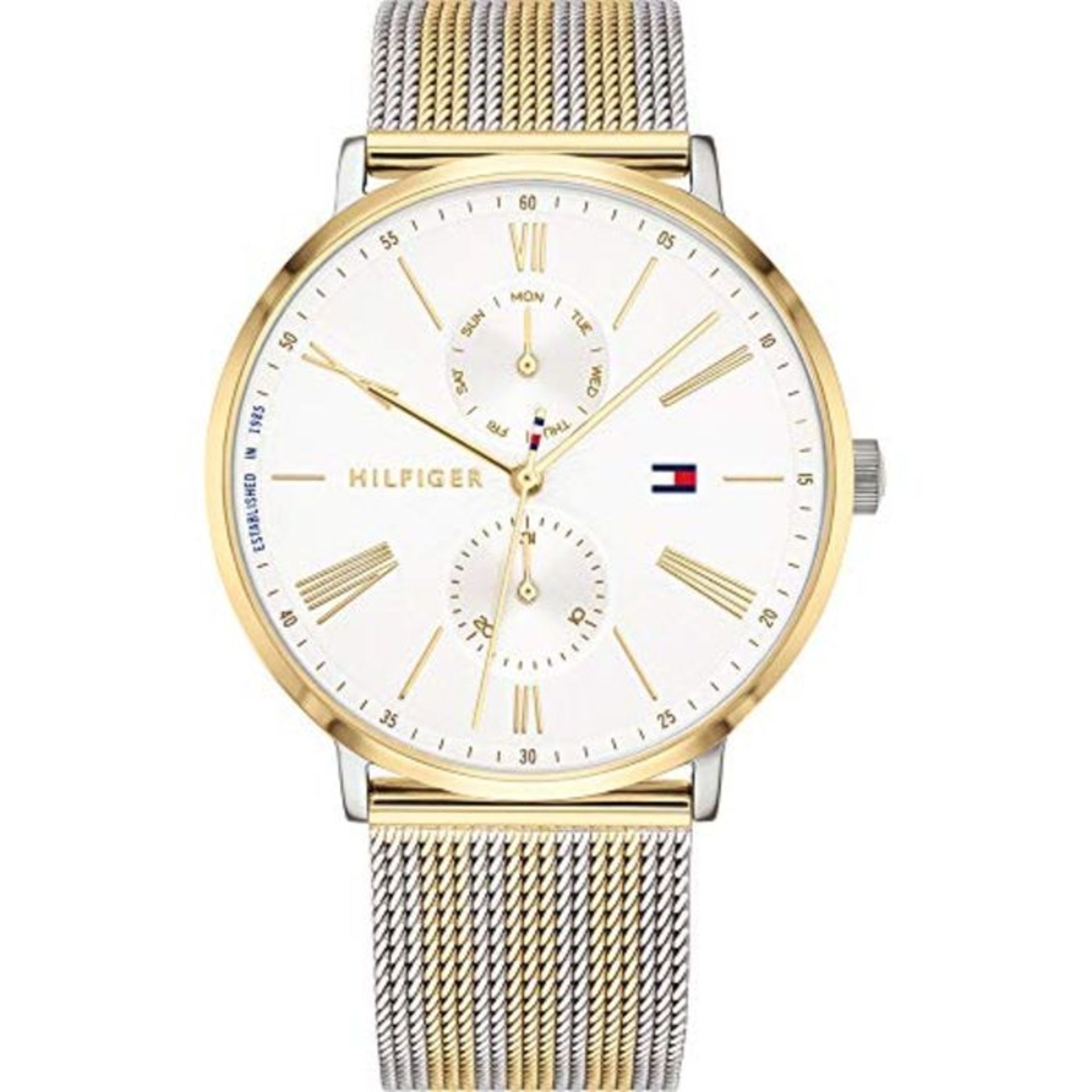 RRP £116.00 Tommy Hilfiger Womens Multi dial Quartz Watch with Stainless Steel Strap 1782074