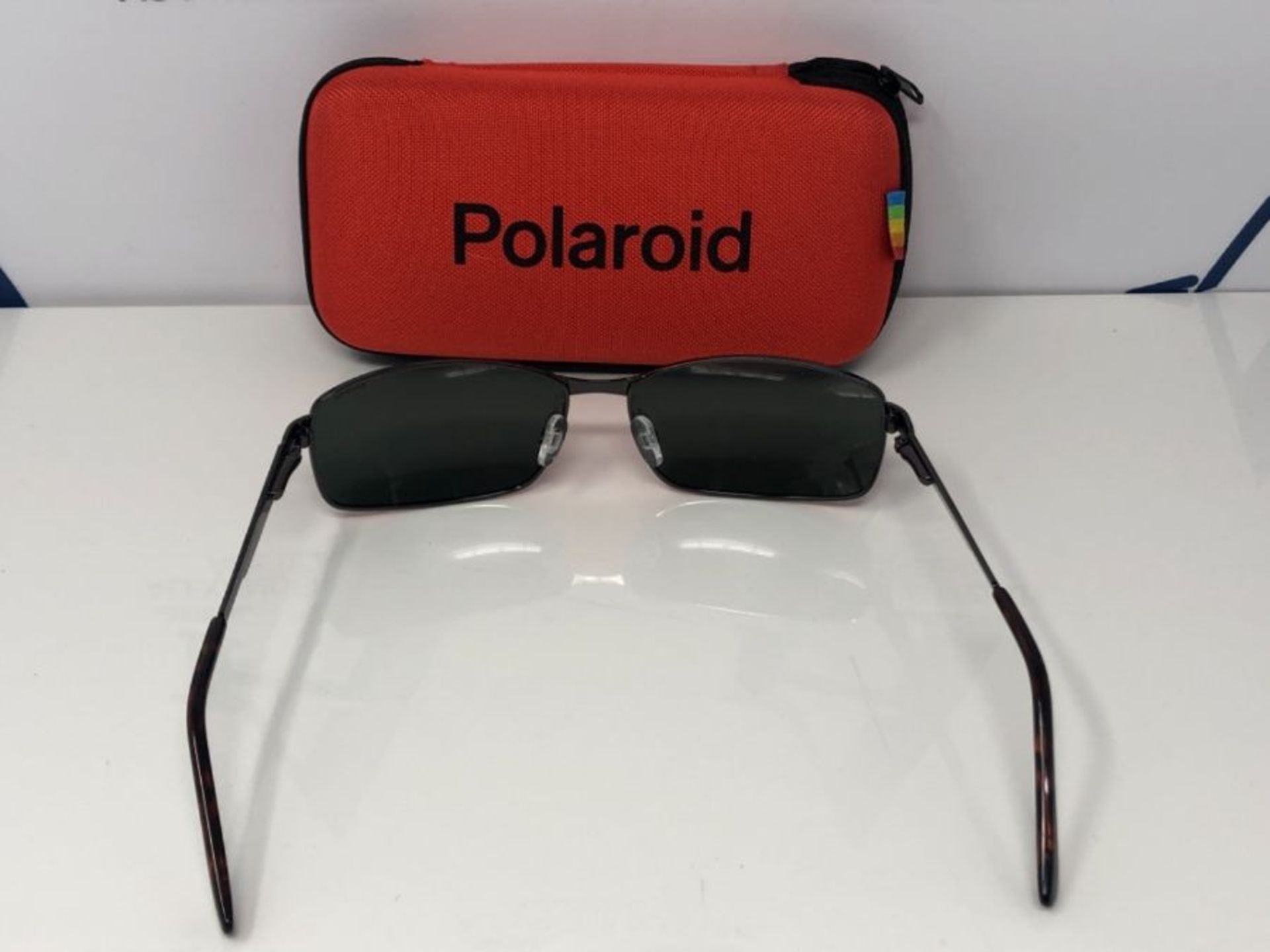 Polaroid Men's P4416 Rc A3x Sunglasses, Dark Gun/Green Pz, 63 UK - Image 3 of 3