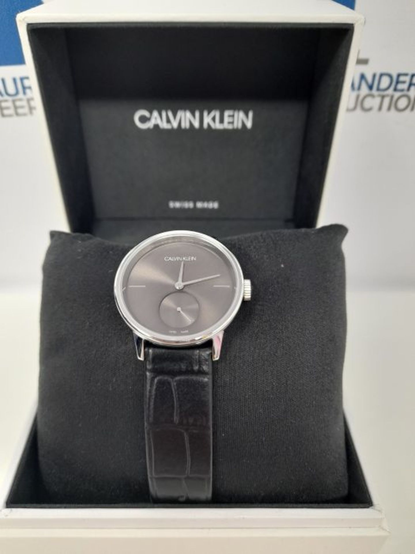 RRP £220.00 Calvin Klein Leather Accent Analogue Quartz Ladies 'Watch XS K2Y231 °C3 - Image 2 of 3