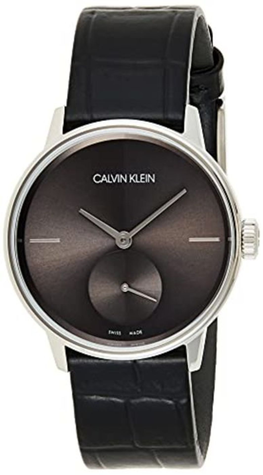 RRP £220.00 Calvin Klein Leather Accent Analogue Quartz Ladies 'Watch XS K2Y231 °C3