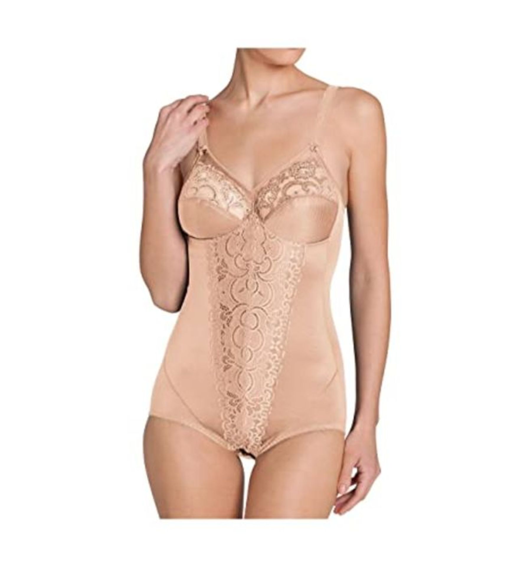 RRP £62.00 Triumph Women's Romy BS Shaping Body, Beige (Teint 00kf), (Manufacturer Size: 95D)