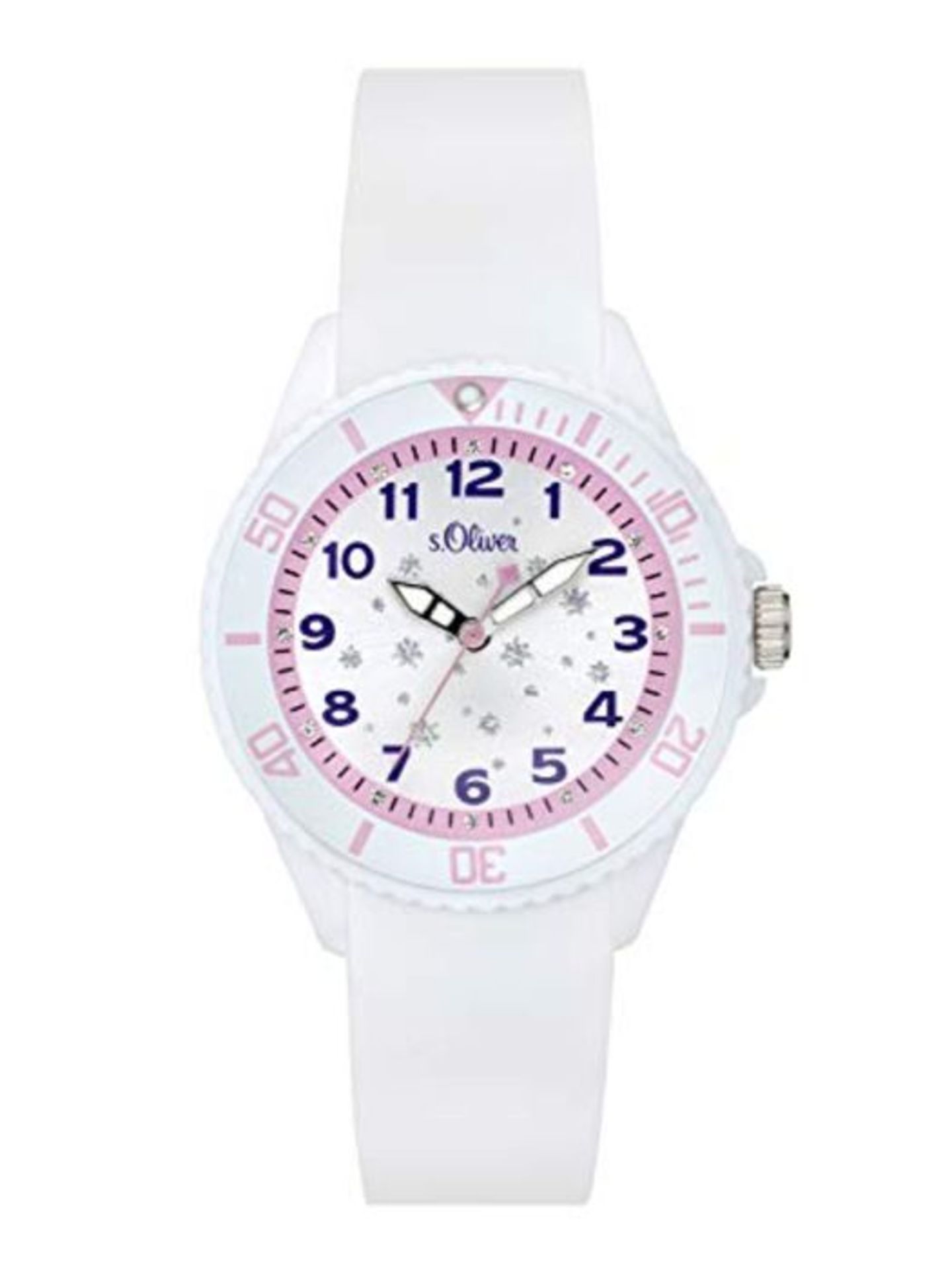 s.Oliver Time children's analogue quartz watch with silicone bracelet