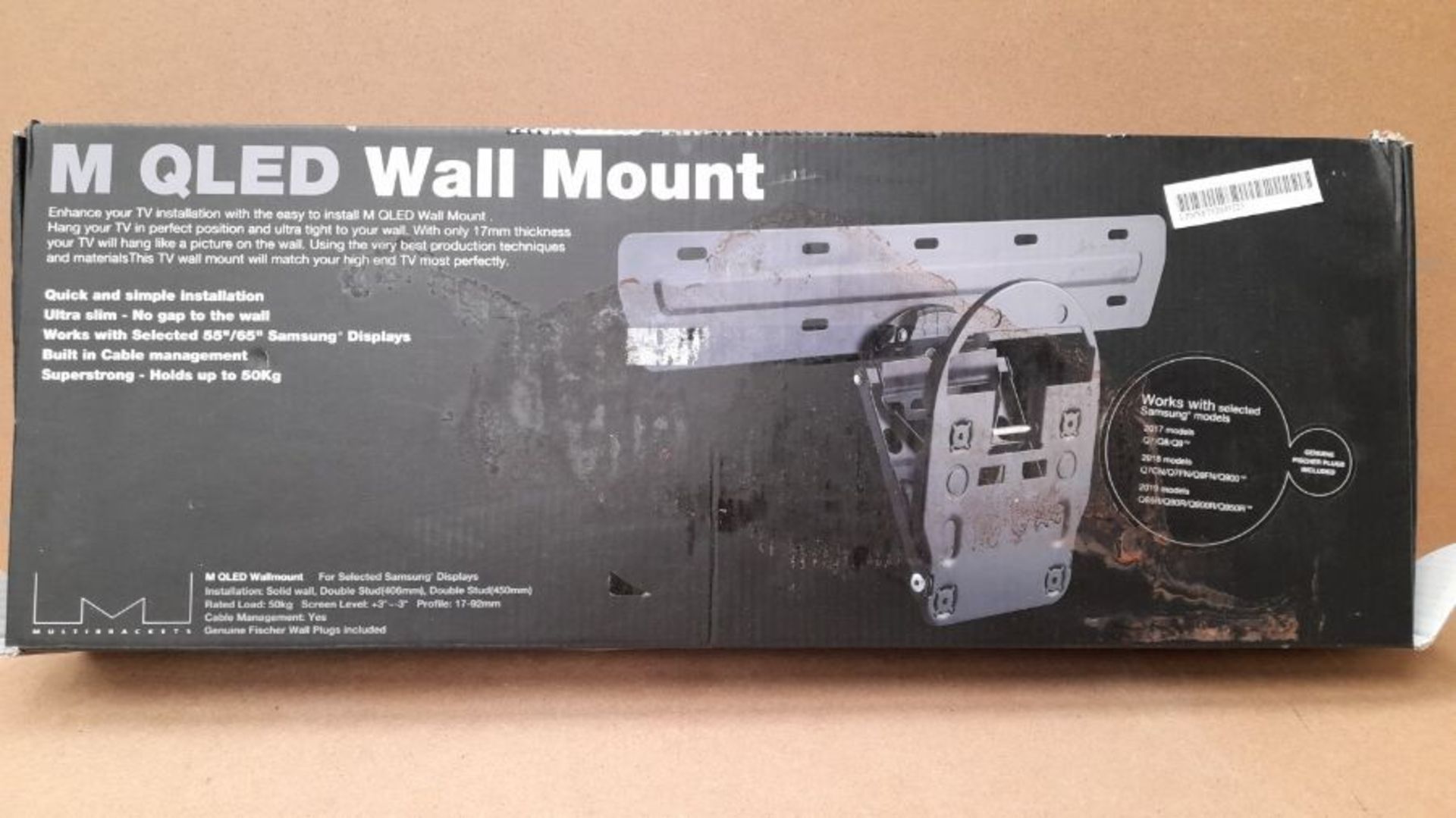RRP £80.00 MULTIBRACKETS M QLED Wall Mount Medium Wall Mount Especially for Samsung QLED Q7 Q8 Q9 - Image 2 of 3
