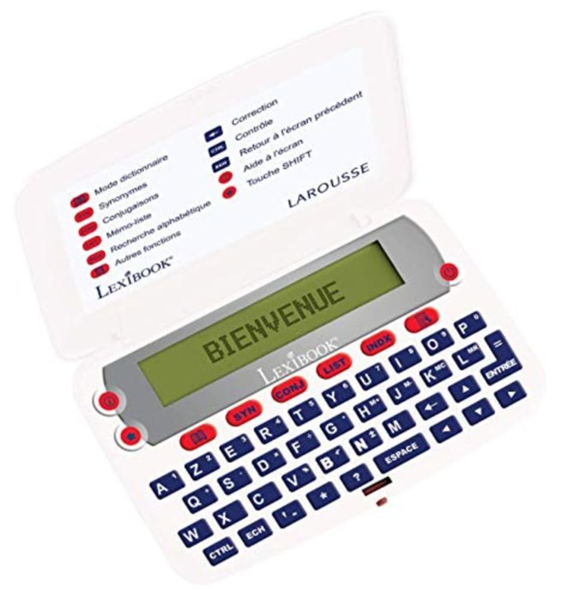 RRP £52.00 LEXIBOOK D850FR French Dictionary Large Definition Conjugation Spelling Corrector Batt