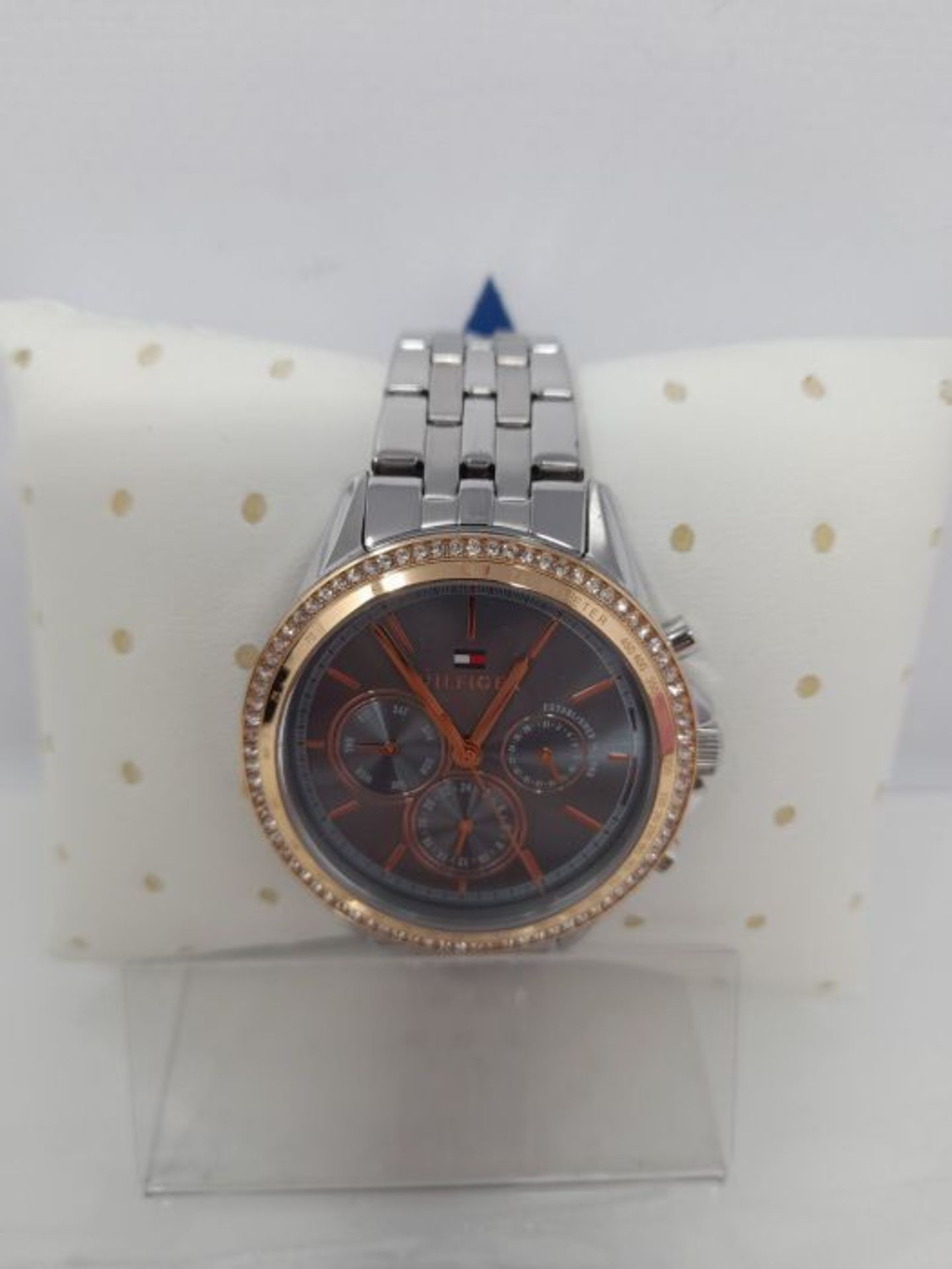 RRP £117.00 Tommy Hilfiger Womens Multi dial Quartz Watch with Stainless Steel Strap 1781976 - Image 3 of 3