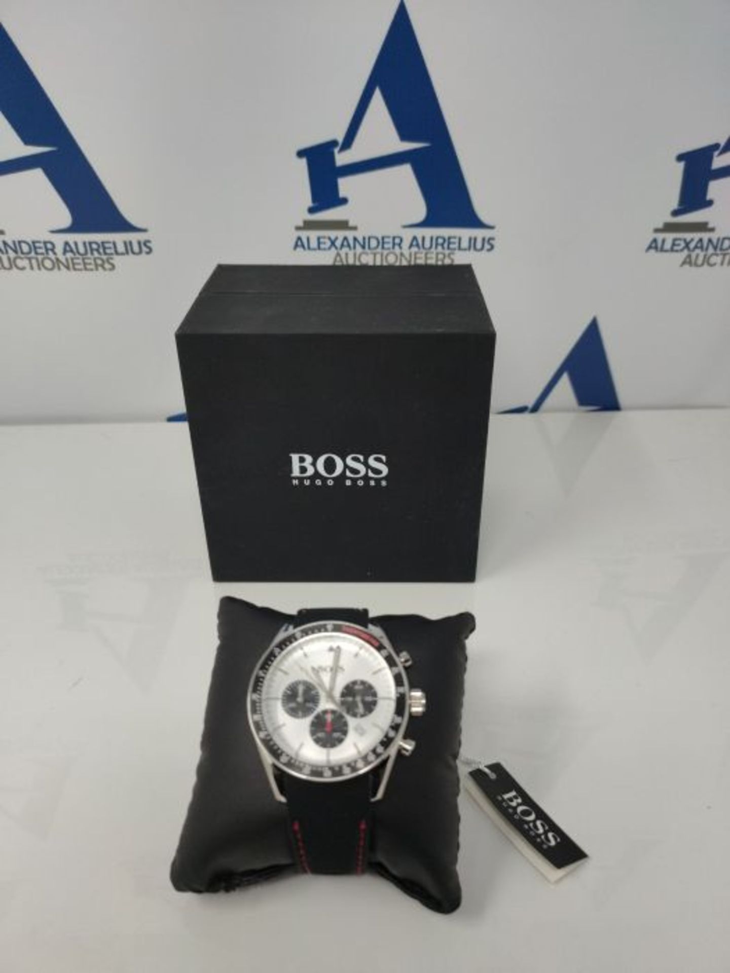 RRP £237.00 BOSS Men's Chronograph Quartz Watch with Silicone Strap 1513627 - Image 2 of 3