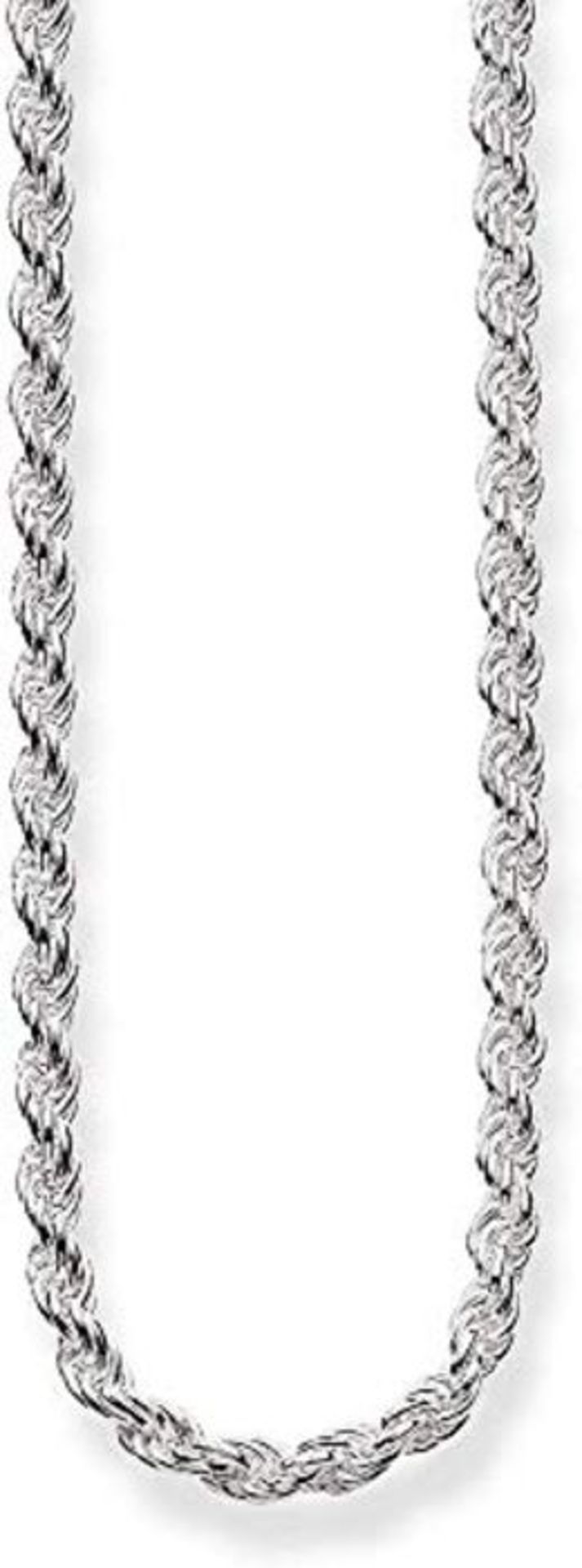 RRP £55.00 THOMAS SABO Women Silver Chain Necklace - KE1349-001-12-L80