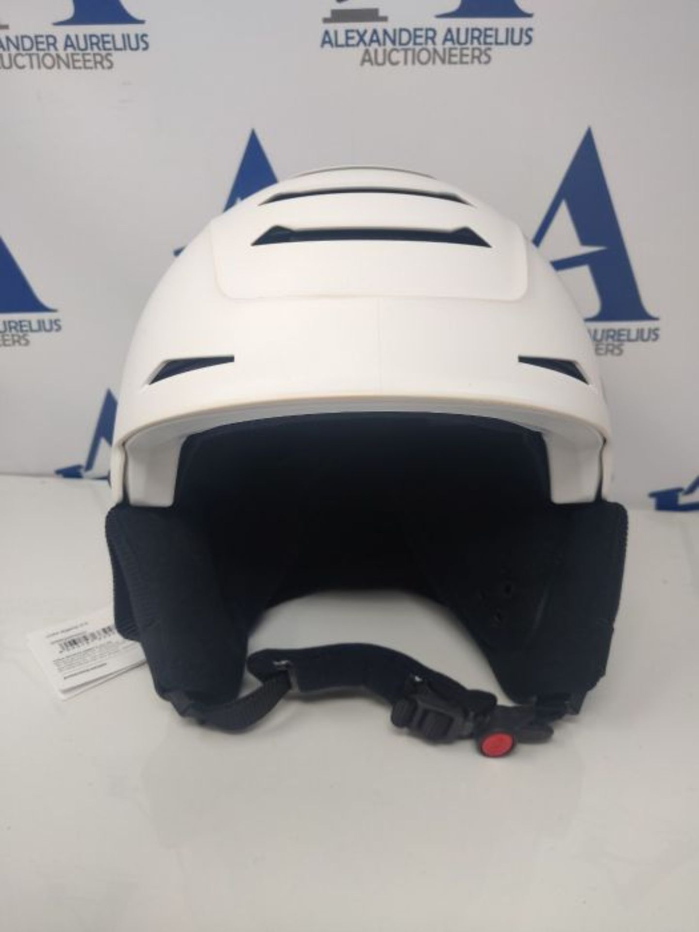 RRP £62.00 Uvex Unisex's Legend 2.0 ski Helmet, White-Black mat, 52-55 cm - Image 3 of 3