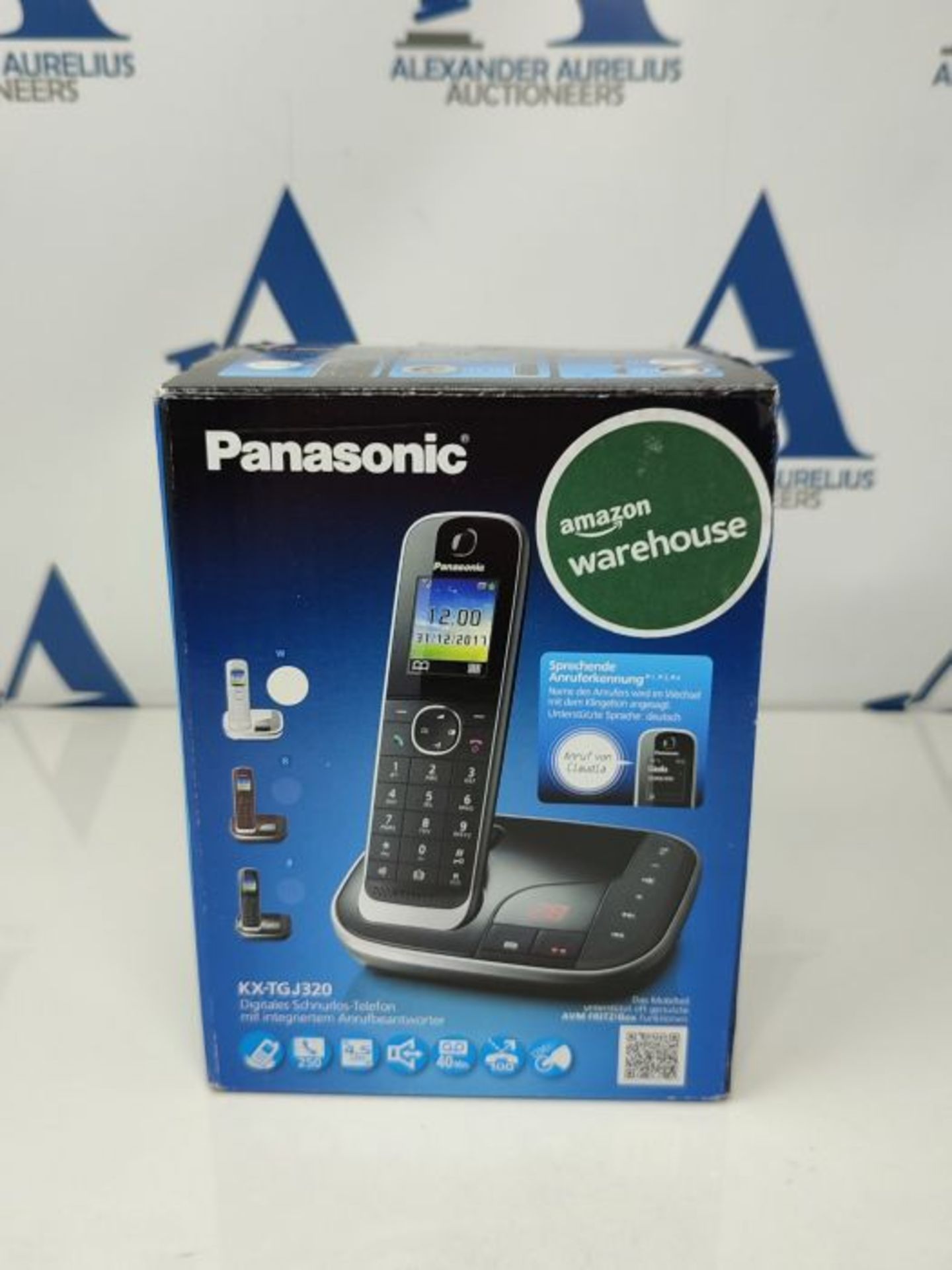 RRP £60.00 Panasonic KX-TGJ320 - telephones (DECT, Desk, White, LCD, AAA, Polyphonic) - Image 2 of 3