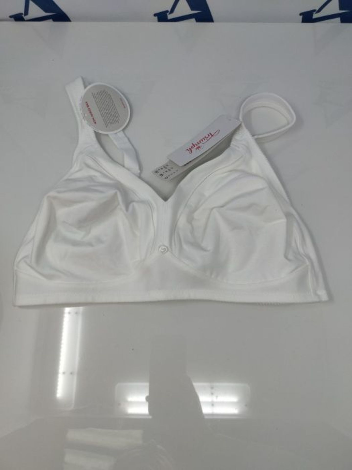 Triumph Women's Cotton Shaper N (1BW13) Bra, White, Size 38D - Image 3 of 3