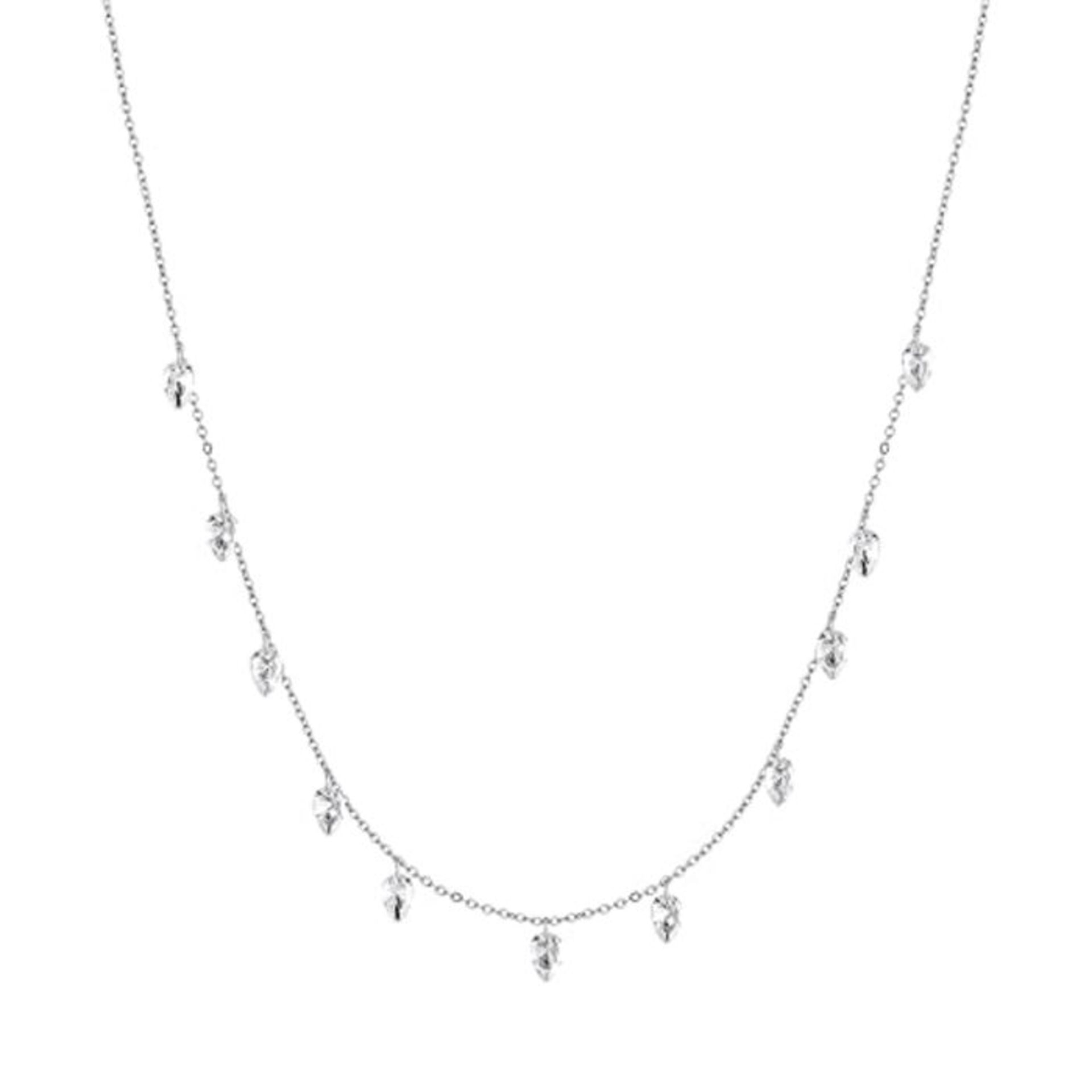 Tamaris , Women?s Stainless Steel Not a gem Chain Necklace, Silver, 45 cm - TJ-0074-N-