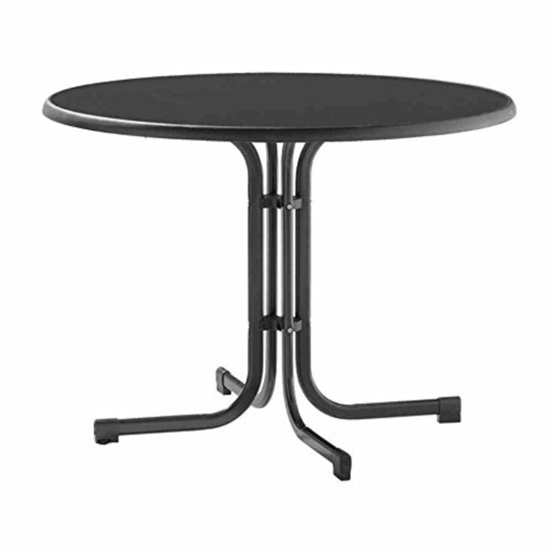 RRP £146.00 Sieger Folding Boulevard Table with mecalit-PRO Decorative Plate