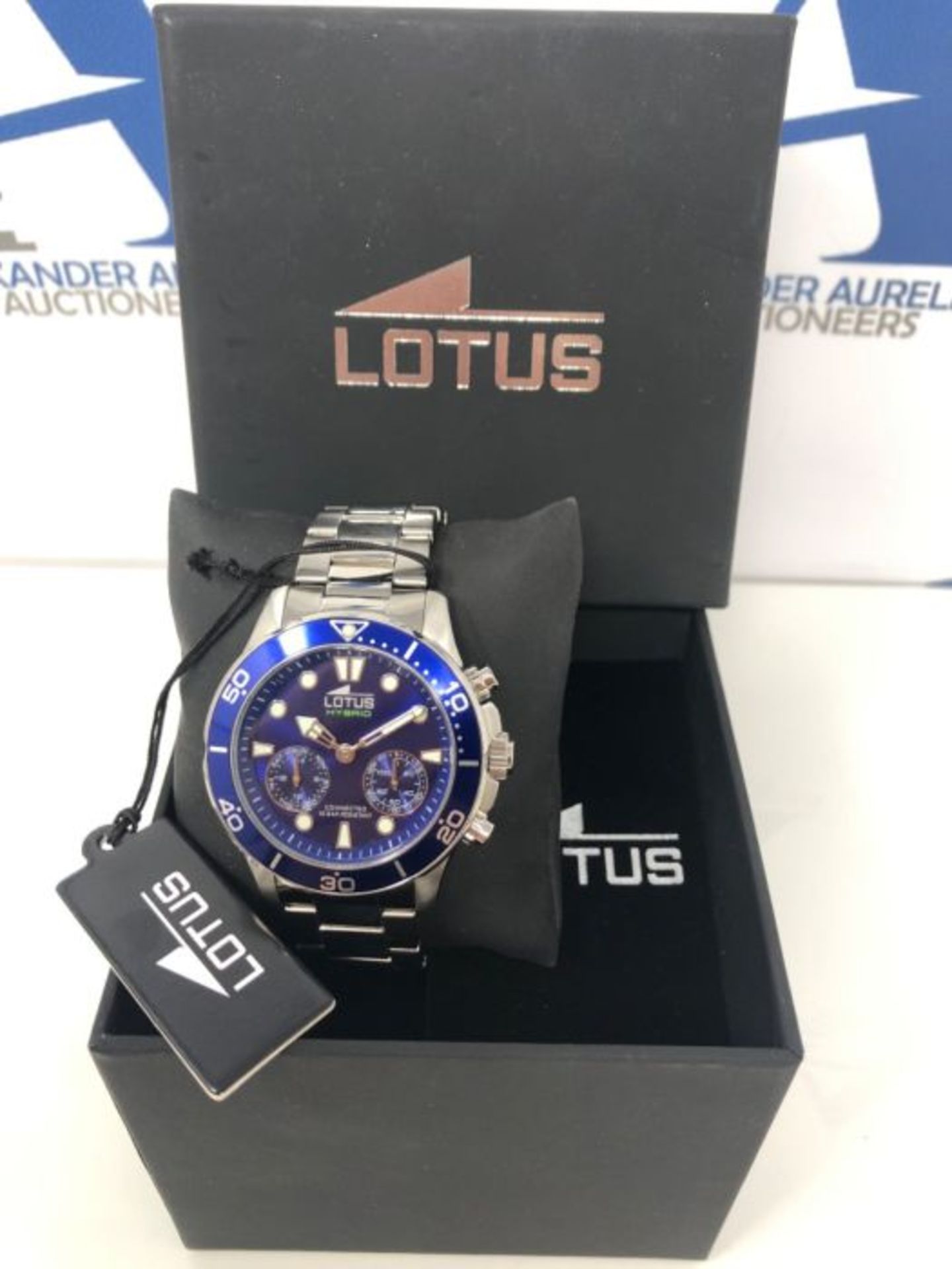 RRP £223.00 Lotus Montre 18800/1 de la Collection Connected BoÃ®tier 44,5 mm Bleu avec Bracelet - Image 2 of 3