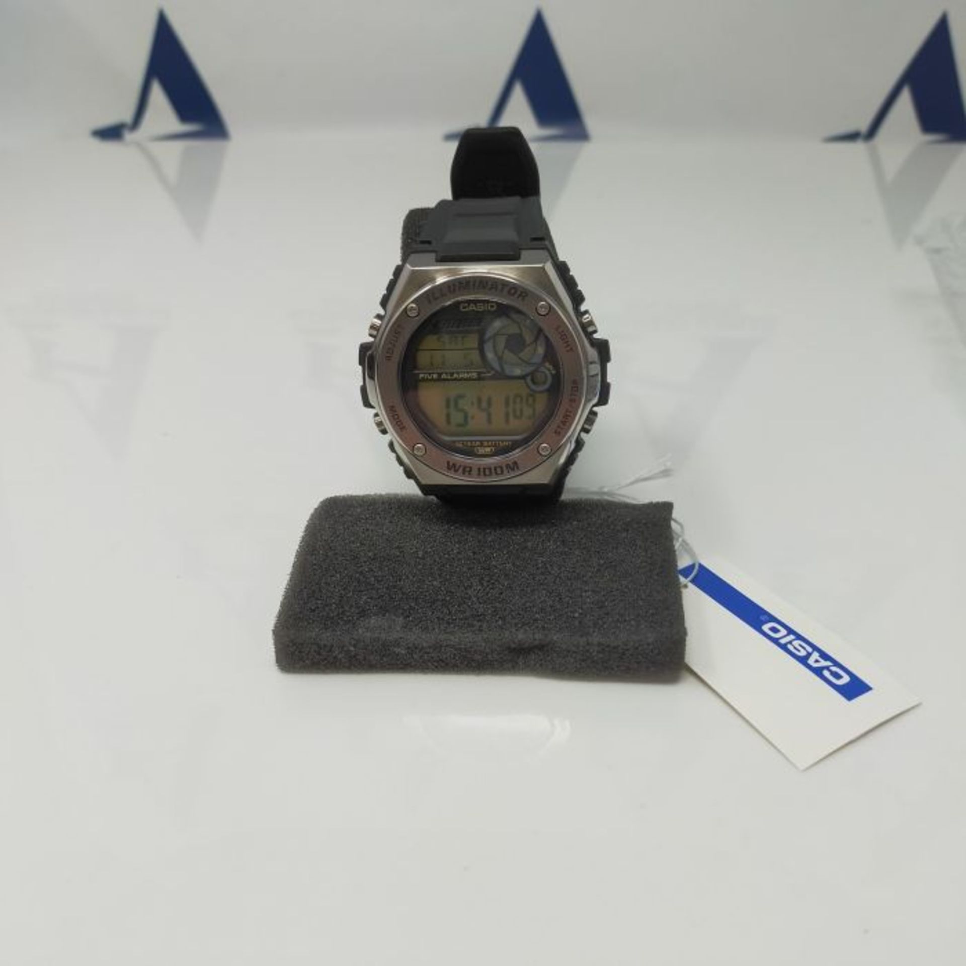 Casio Men Digital Quartz Watch with Plastic Strap MWD-100H-9AVEF - Image 2 of 3