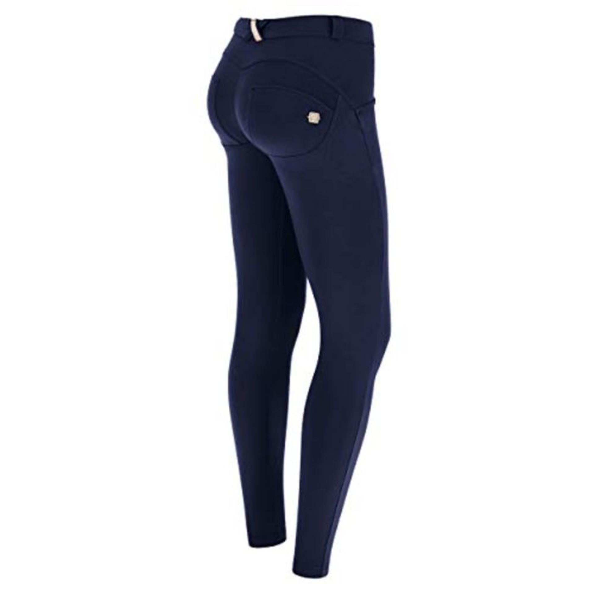 RRP £77.00 Freddy WR.UP® Skinny-fit Stretch Cotton Trousers - Night Blue - Extra Small