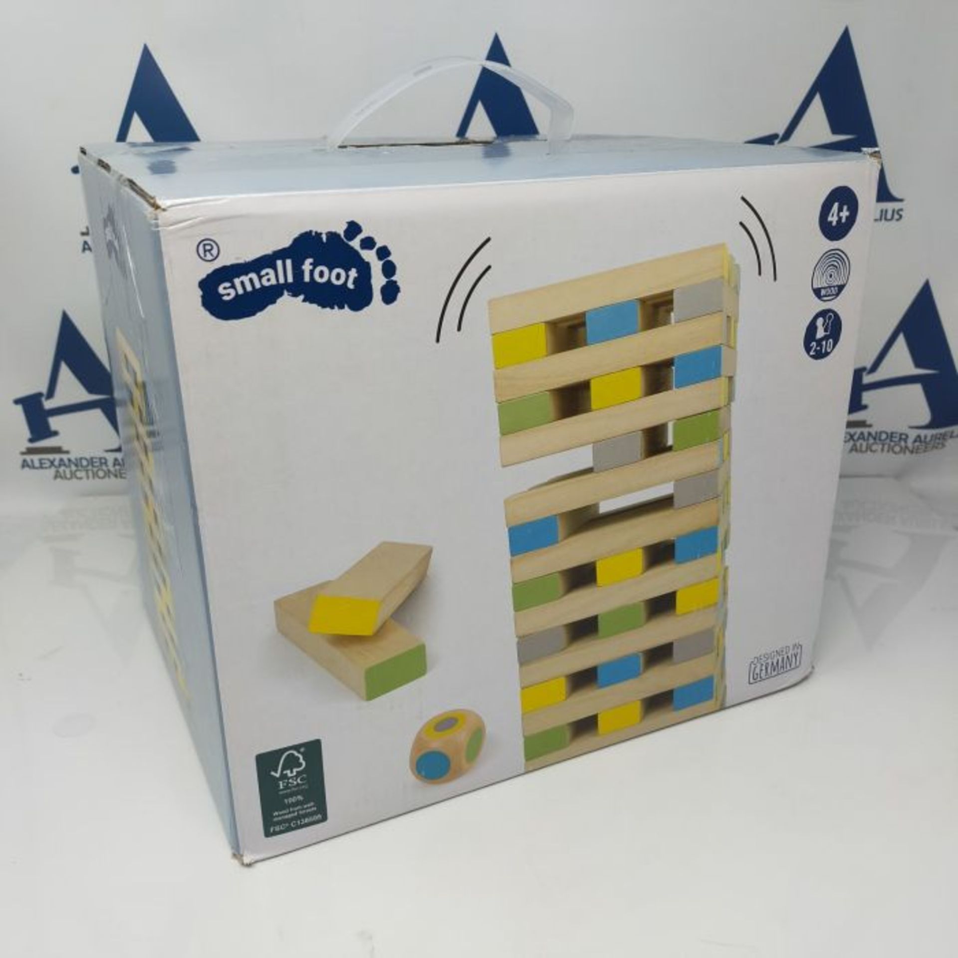 RRP £57.00 Small Foot 12027 Wobble Tower XXL "Active" Made of FSC 100% Certified Wood, Outdoor Fa - Image 2 of 3