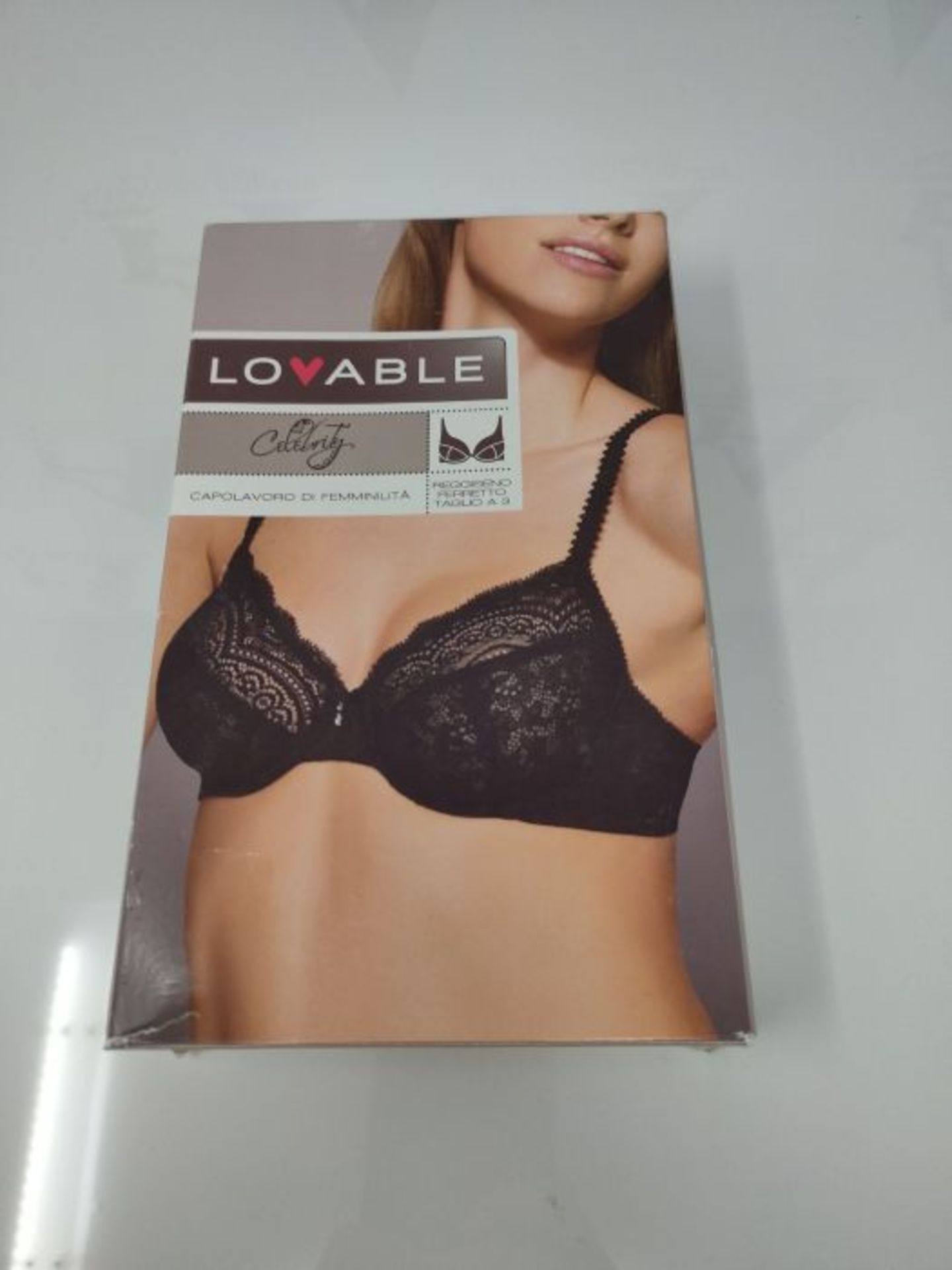 Lovable Celebrity Donna Reggiseno con ferretto, Nero, 3-B/34 B - Image 2 of 3