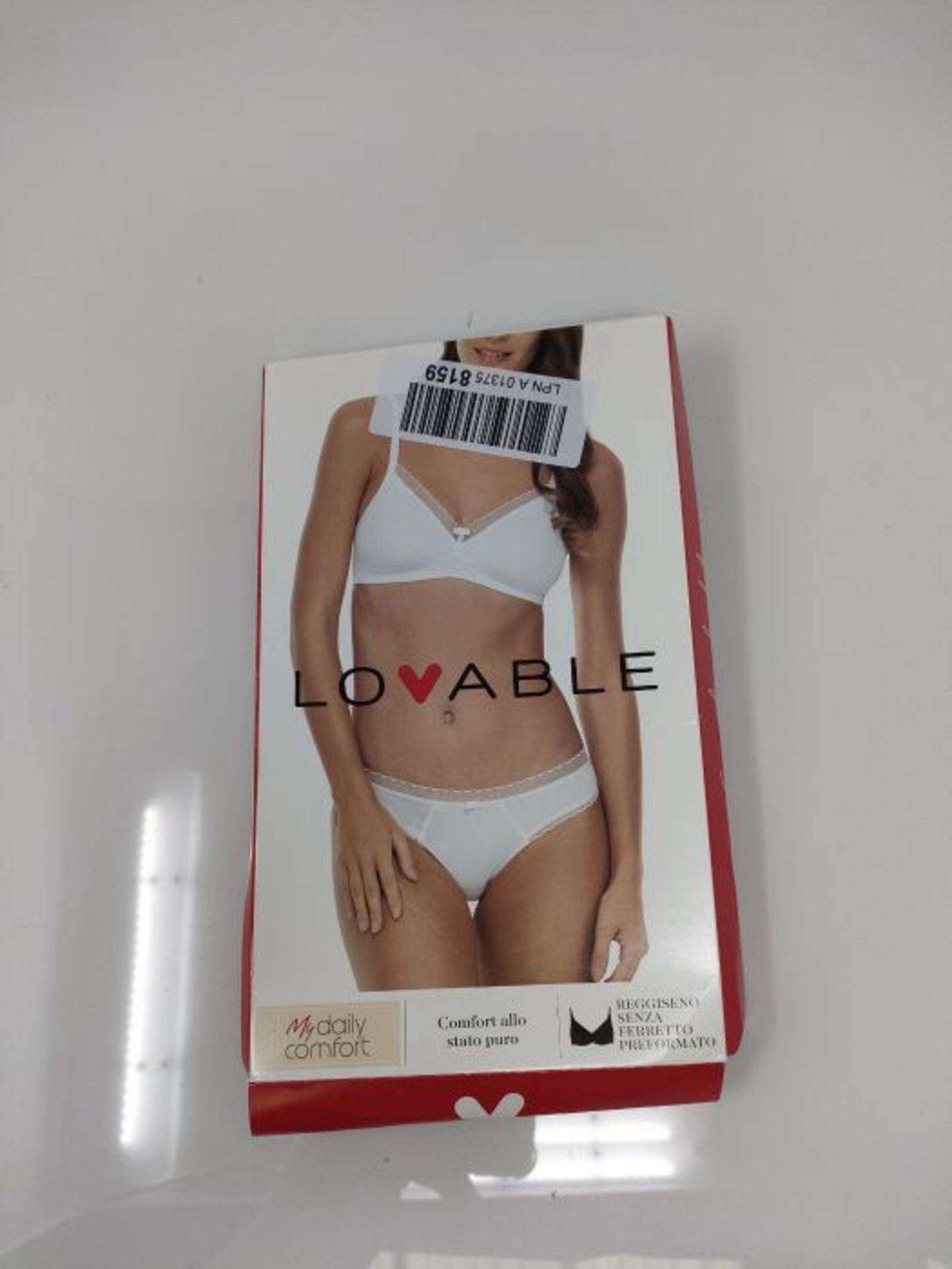 Lovable Donna My Daily Comfort Bra, Off-White (003-BIANCO), 4-B / 36 B - Image 2 of 3