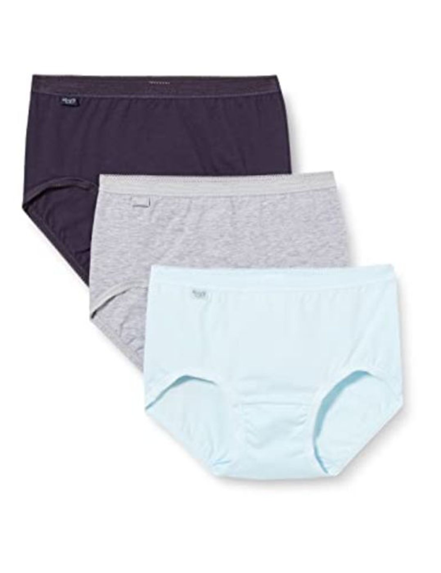 Sloggi Women's Basic+ Midi C3P Underwear, Multiple Colours 10, 42 (Pack of 3)
