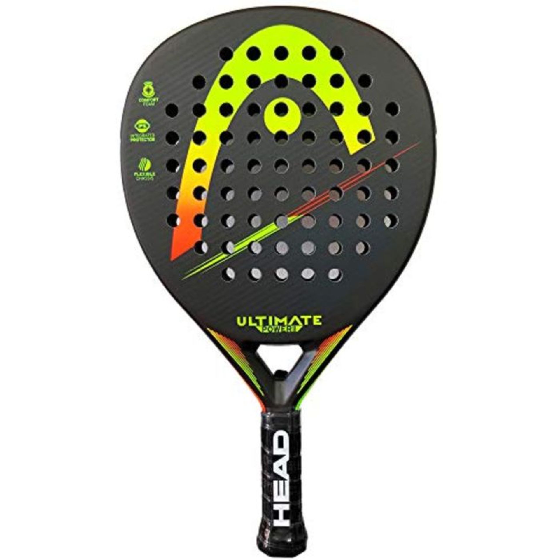 RRP £63.00 HEAD Paddle Racquet Ultimate Power 2 Green/Yellow