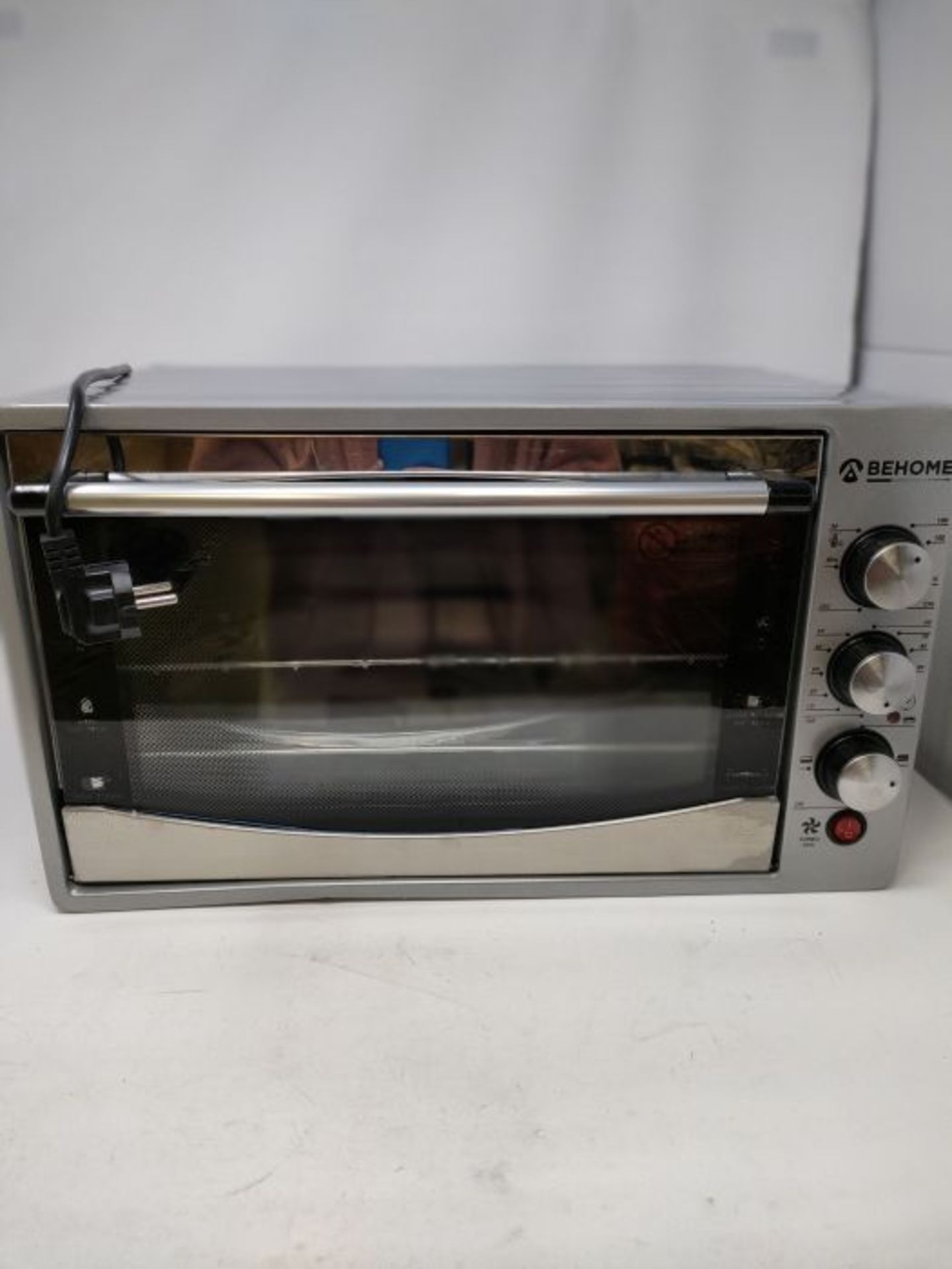 RRP £74.00 Behome Electric Oven 30 Litres Ventilated | Self-Cleaning, Enameled, Temperature up to - Image 3 of 3