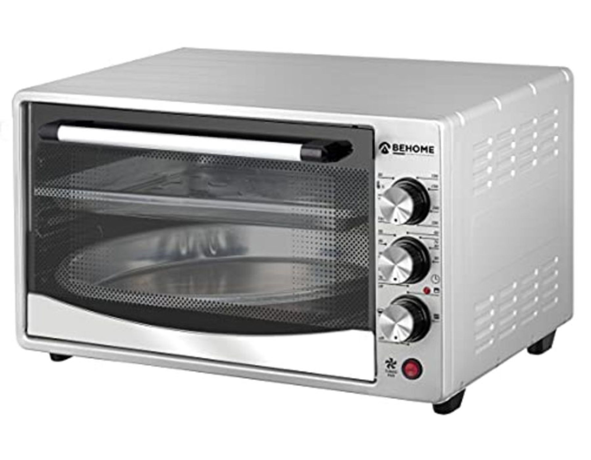 RRP £74.00 Behome Electric Oven 30 Litres Ventilated | Self-Cleaning, Enameled, Temperature up to