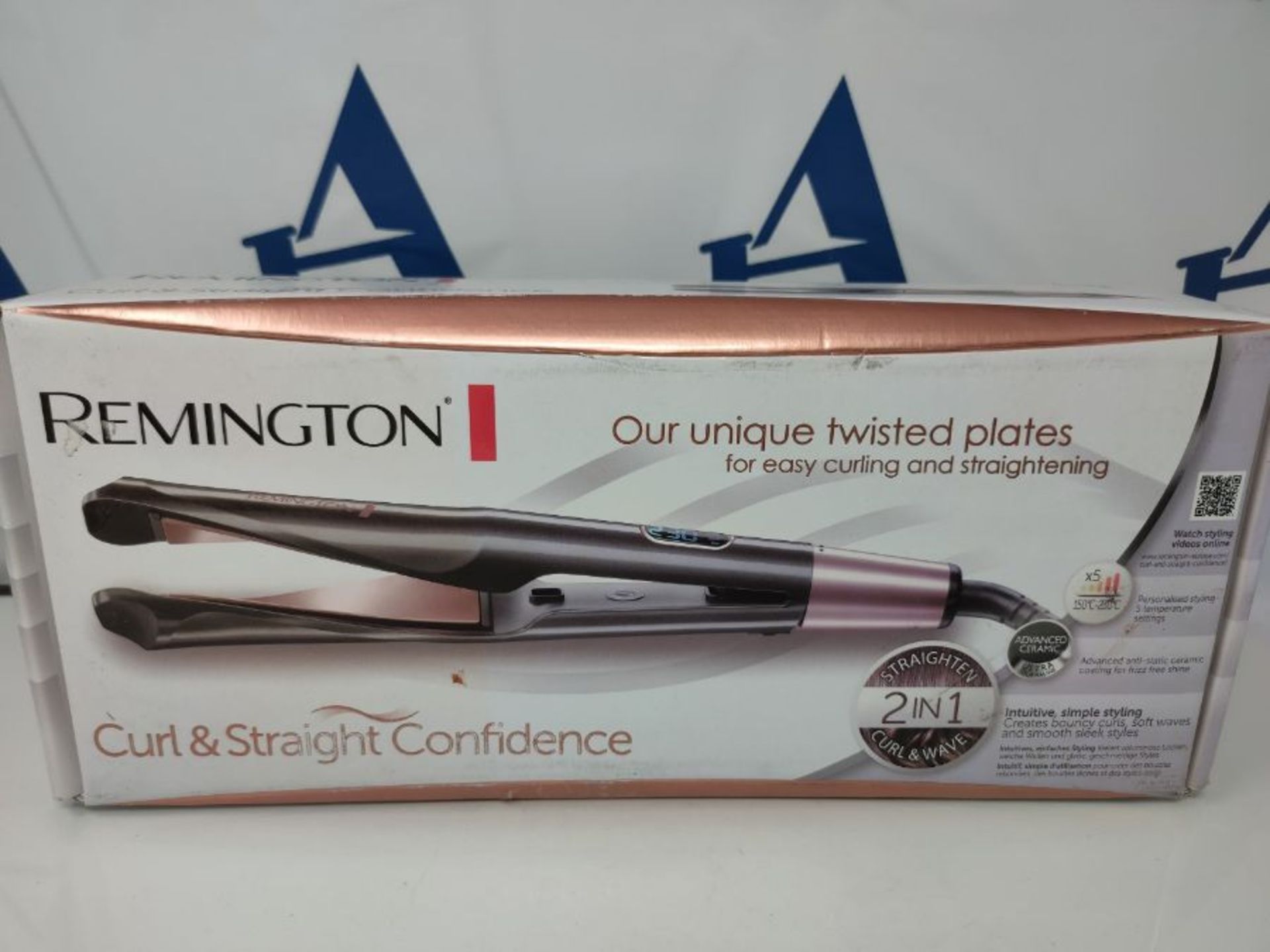 RRP £53.00 Remington HaarglÃ¤tter 2-in-1 Curl&Straight Confidence S6606 - Image 2 of 3