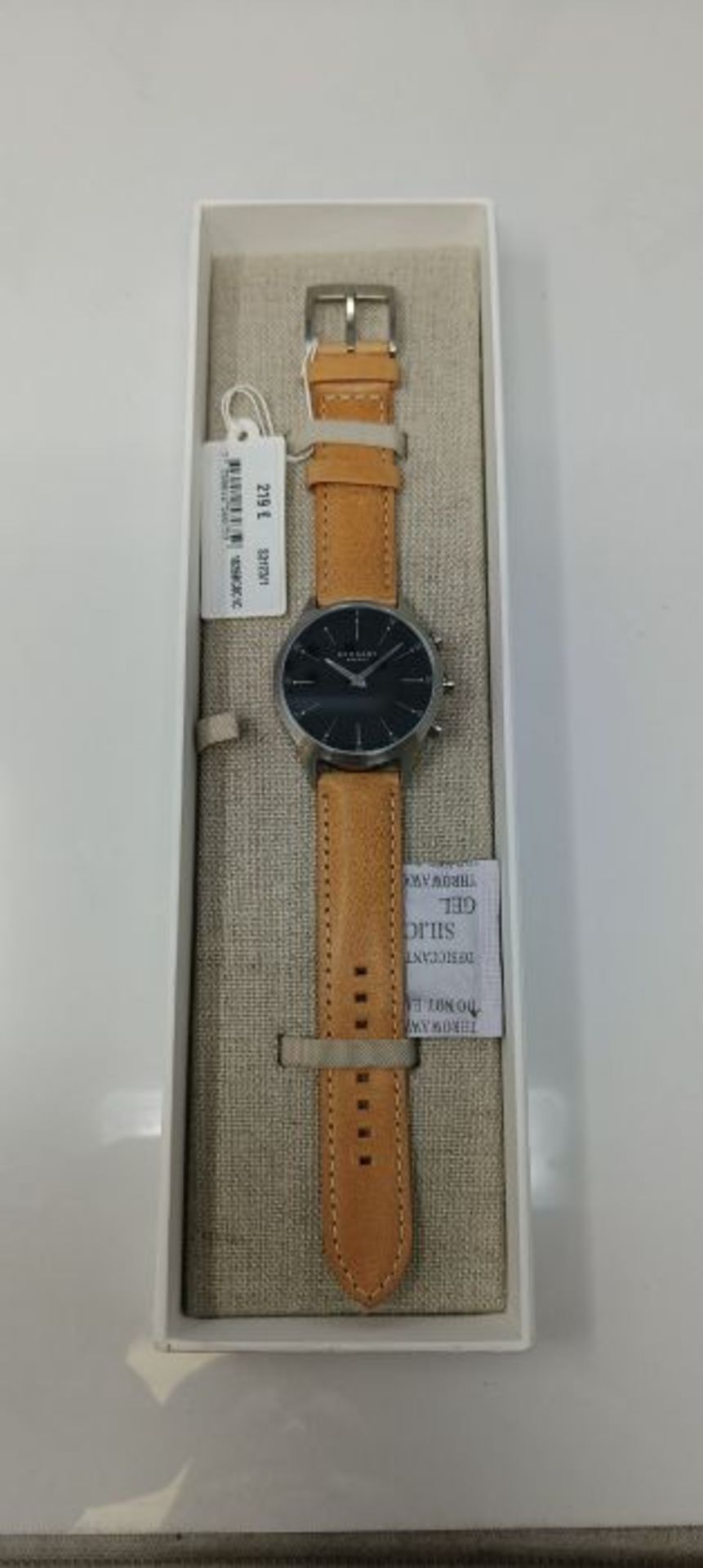 RRP £214.00 Kronaby S3123/1 Men's Beige Sekel Hybrid Smartwatch - Image 3 of 3