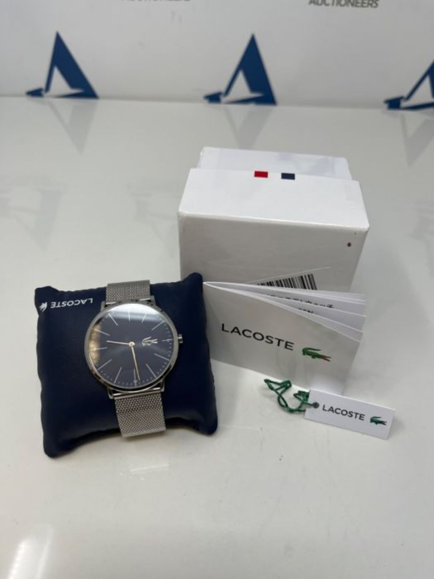 RRP £342.00 Lacoste Men's Analogue Classic Quartz Watch with Stainless Steel Strap 2010900 - Image 2 of 3
