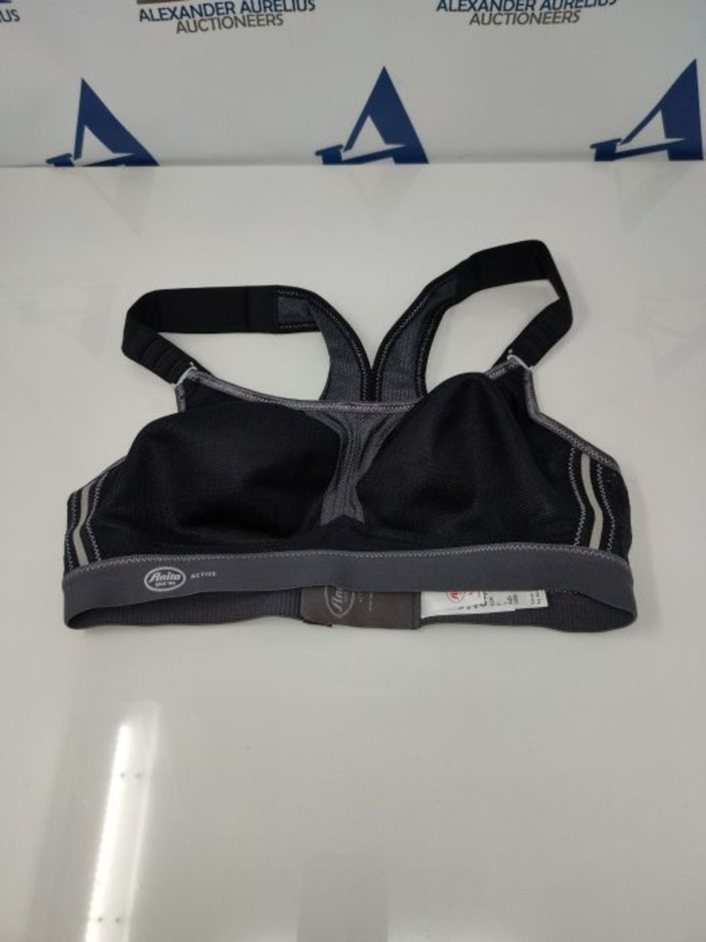 RRP £58.00 Anita Sport-BH X-Back 5537, 85 B, schwarz/anthrazit - Image 2 of 3