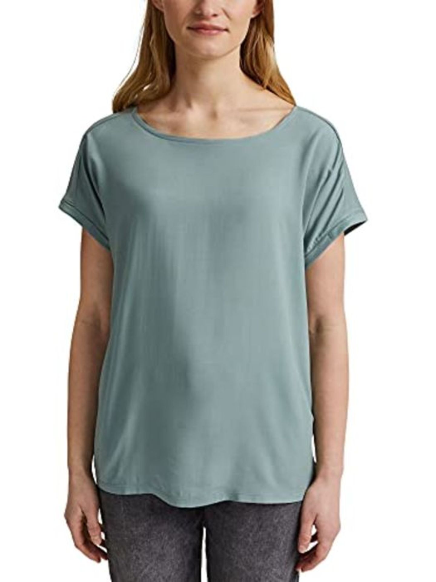 [repaird] ESPRIT Damen 031EE1K332 T-Shirt, 470/TURQUOISE, XXL