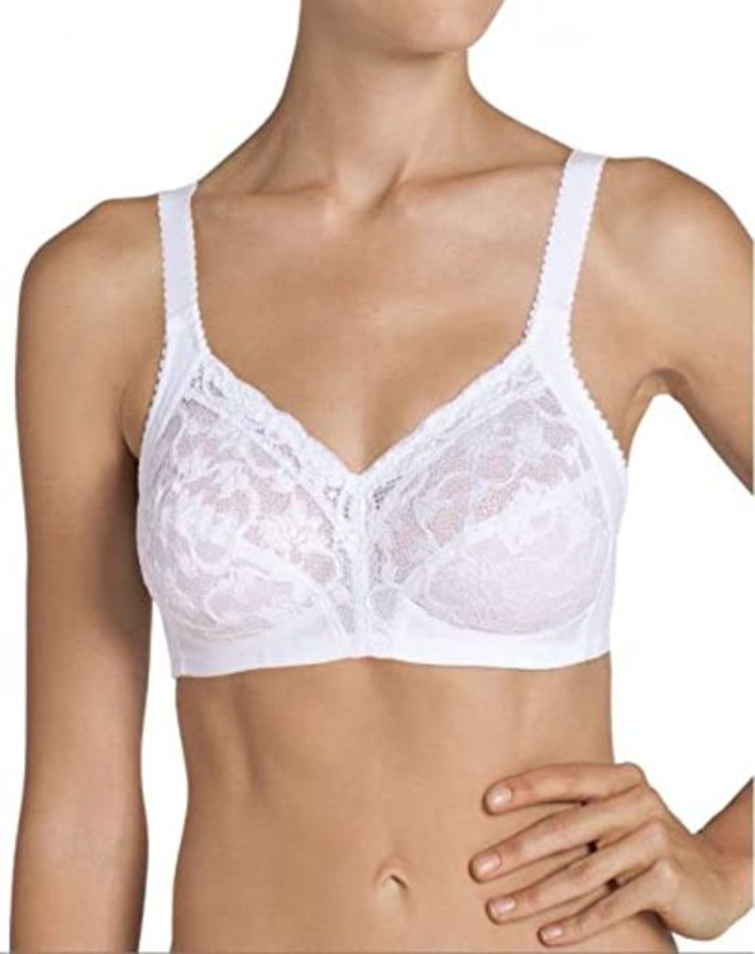 Triumph Women's Delicate Doreen N Non-Wired Bra, White, 36D