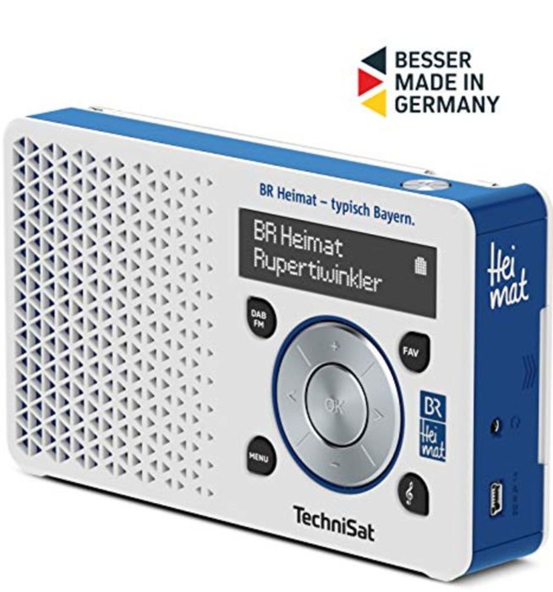 RRP £58.00 TechniSat DigitRadio 1 Personal Digital Blue, Silver