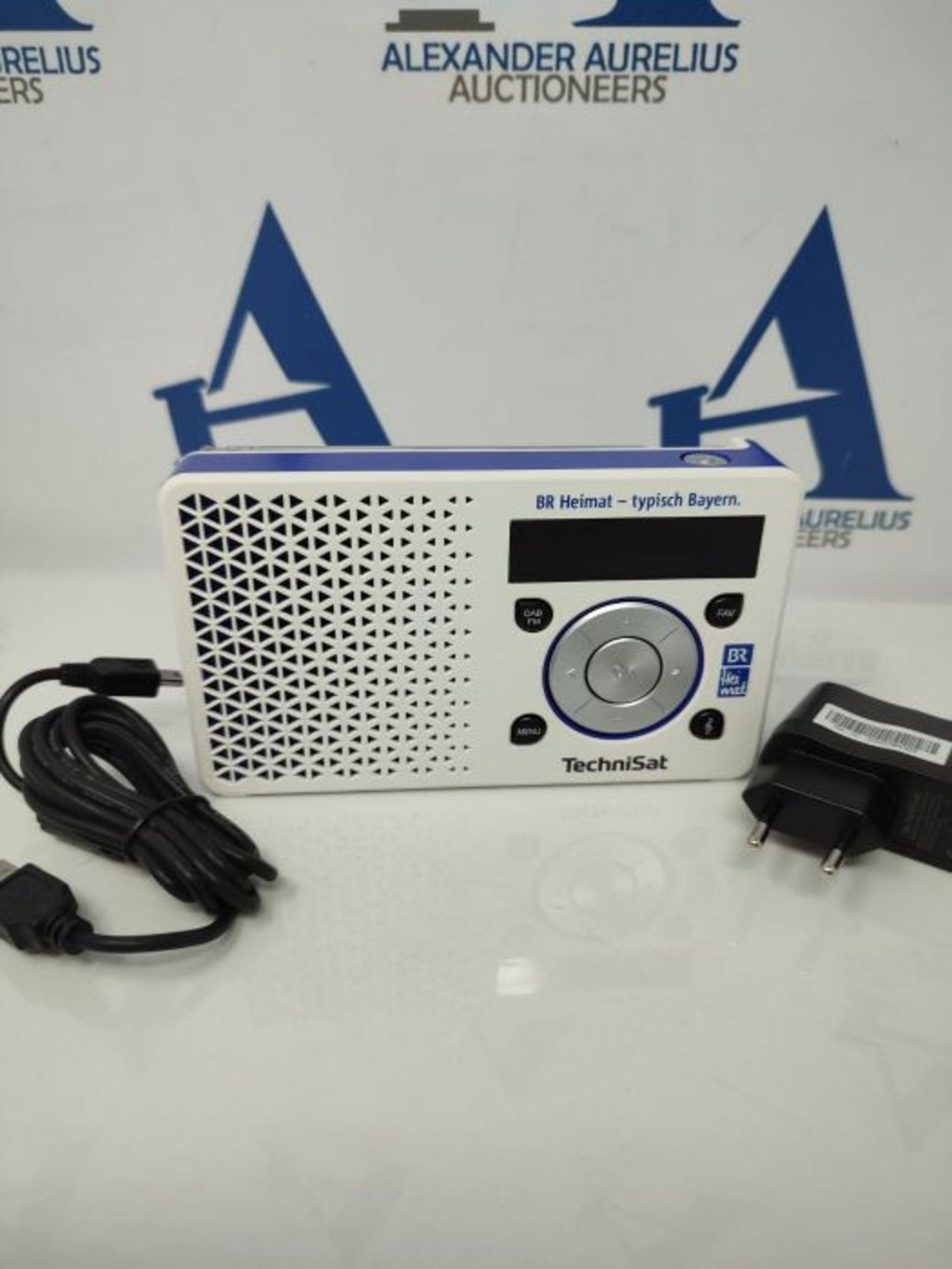 RRP £58.00 TechniSat DigitRadio 1 Personal Digital Blue, Silver - Image 3 of 3