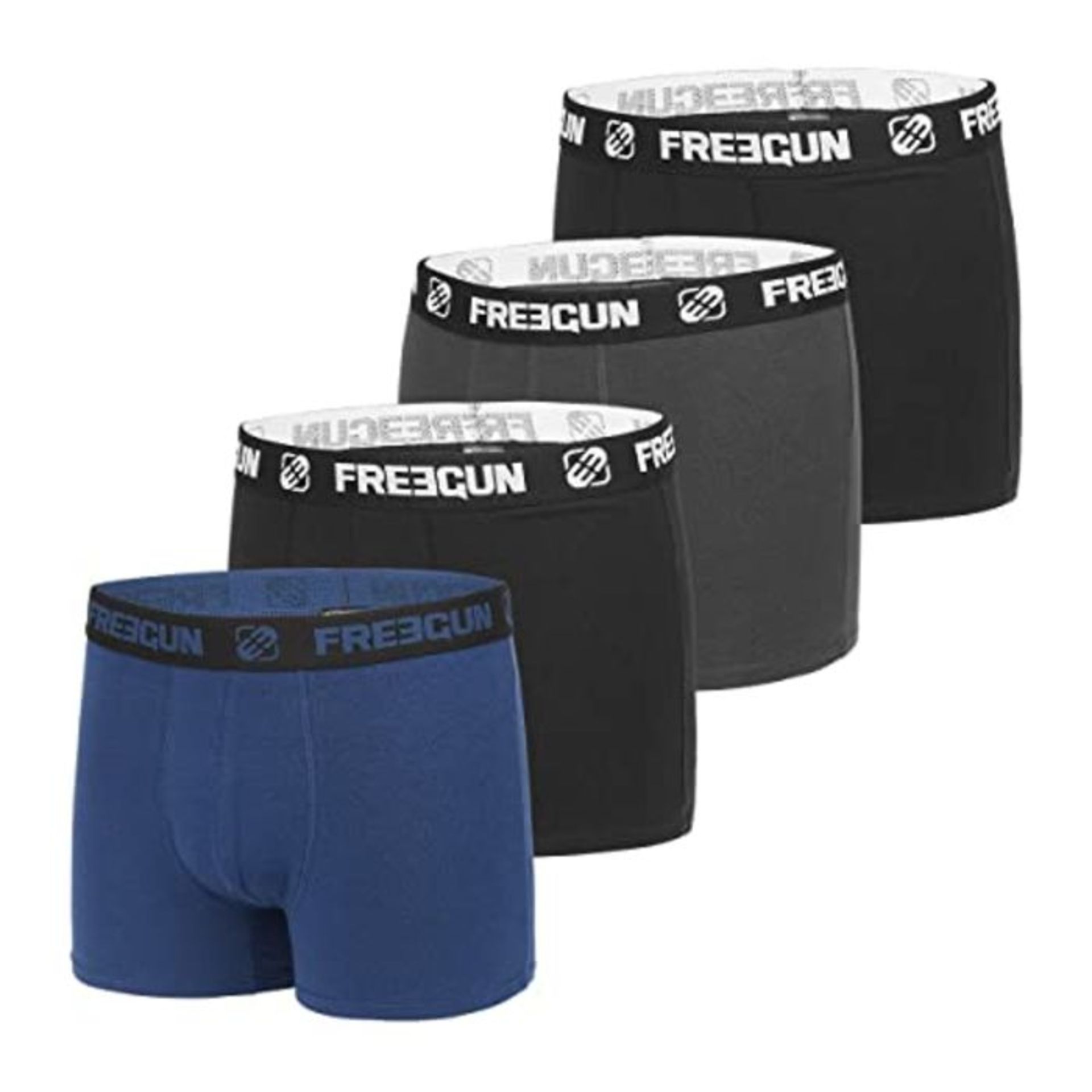 Freegun Men's Boxer FG/1/BCX4 Underwear, Orange, S