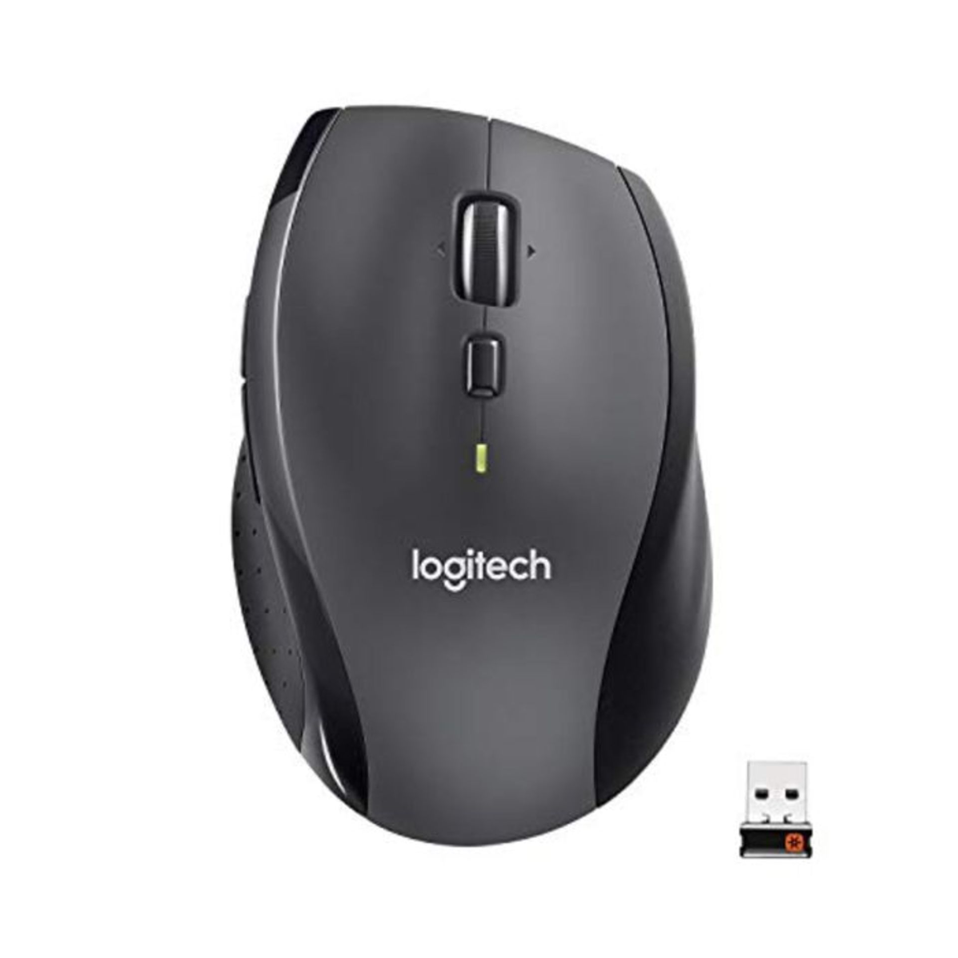 Logitech M705 Marathon Wireless Mouse, 2.4 GHz USB Unifying Receiver, 1000 DPI, 5-Prog