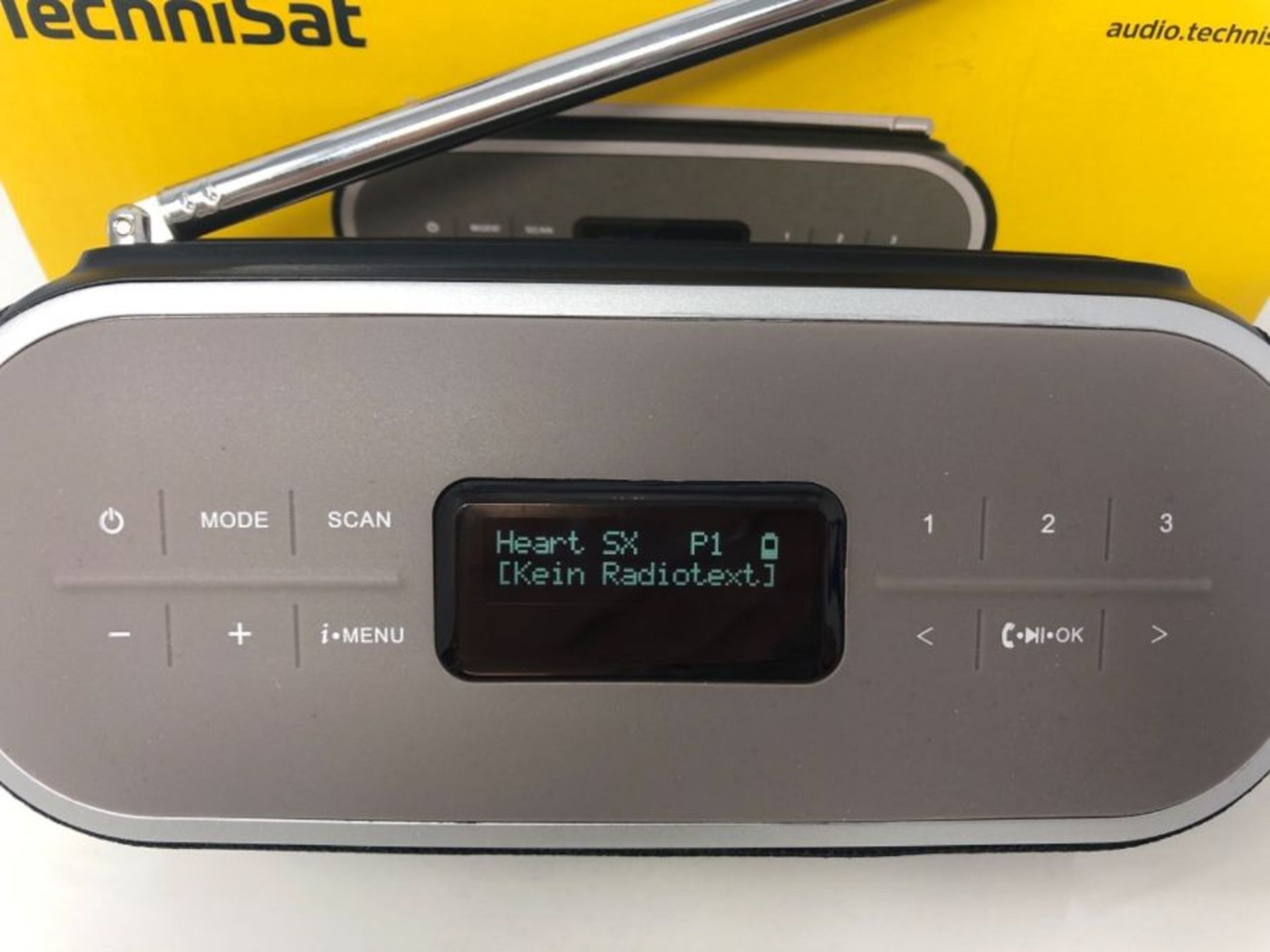 TechniSat Viola BT 1 Portable Bluetooth Speaker with DAB+ Digital Radio (FM, DAB, Cloc - Image 3 of 3