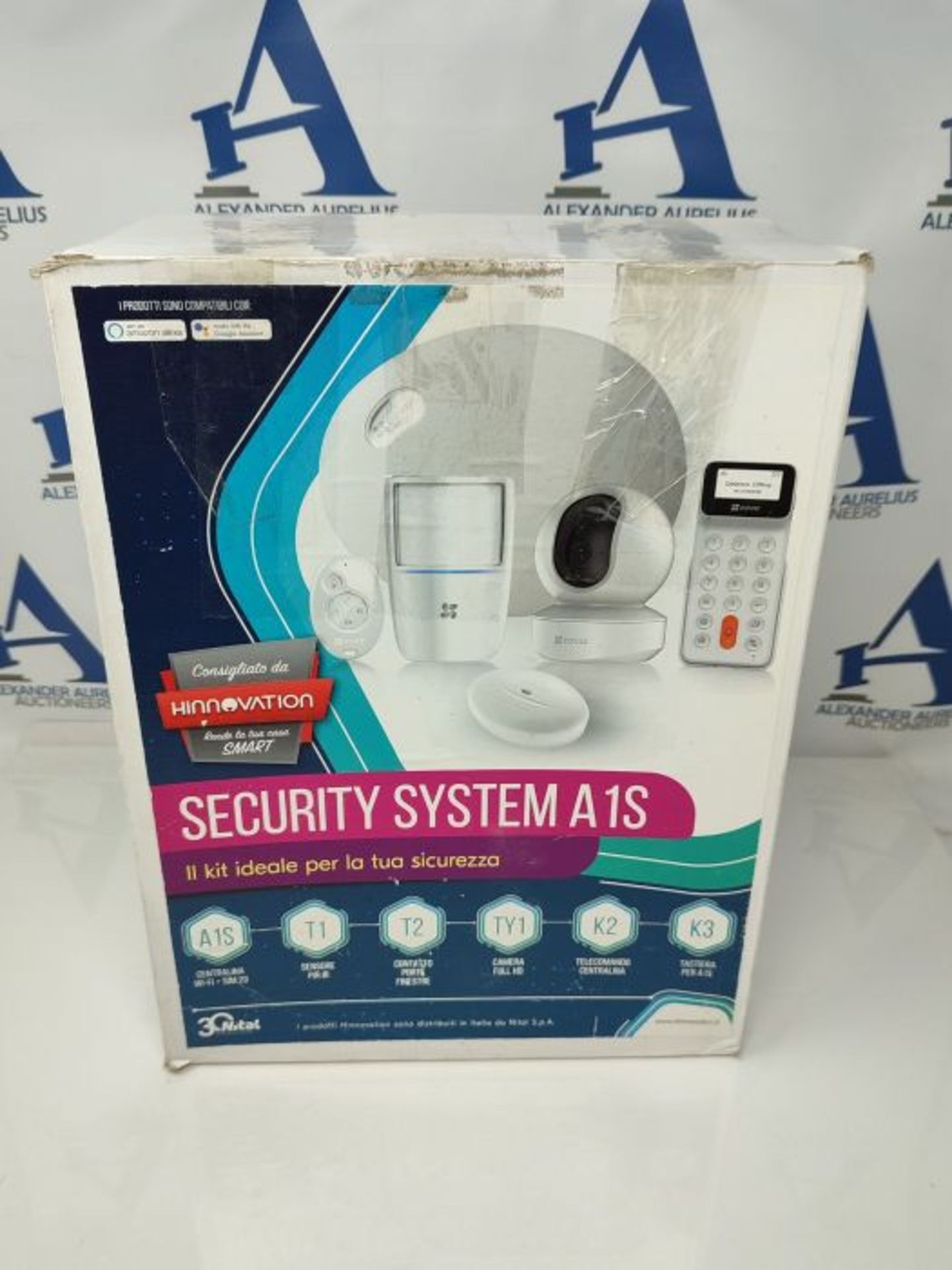 RRP £321.00 Hinnovation Kit Security A1S Composto da Videocamera da Interno Motorizzata TY1, Senso