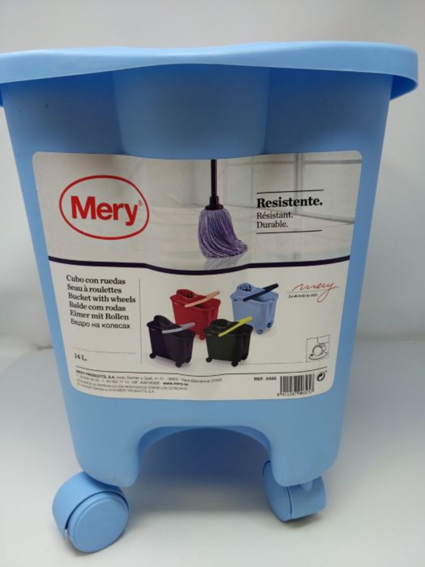Mery Mop Bucket, Blue, 36.5 x 25.5 x 39 cm