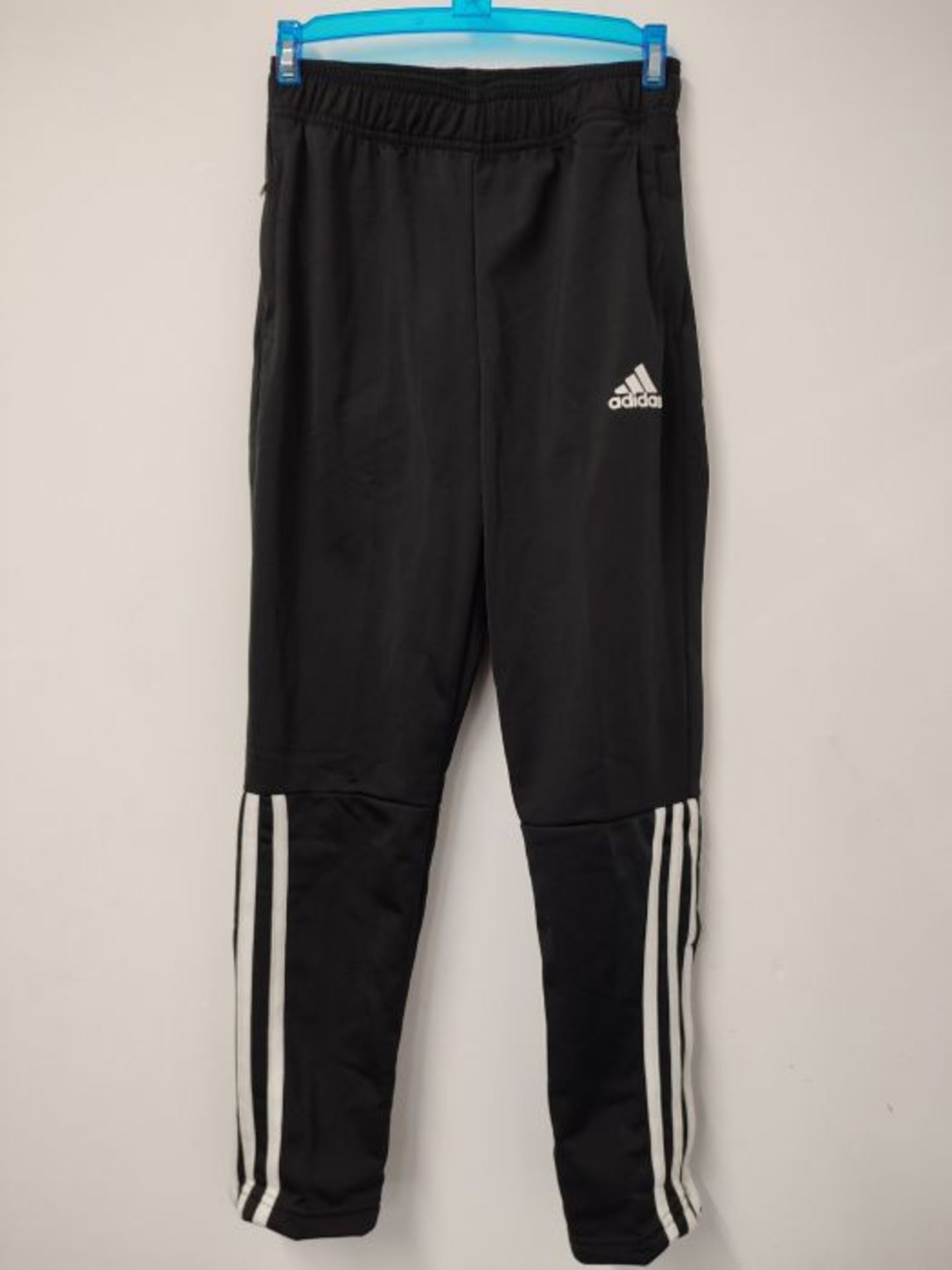 RRP £56.00 adidas Boy's B Team Gym Suit, Top:black/White Bottom:black/White, 10 Years UK - Image 2 of 3
