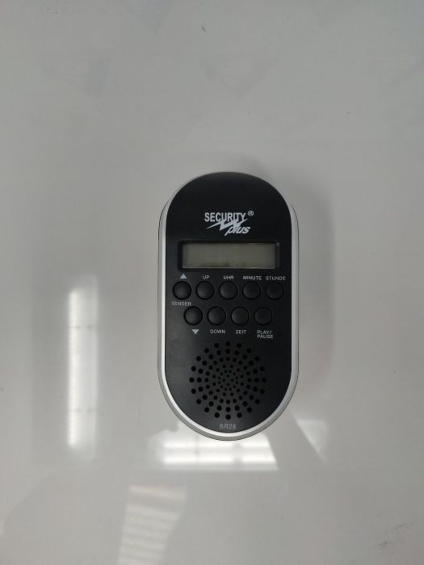 Security Plus bicycle radio BR 28, black/silver, 14001101. - Image 3 of 3