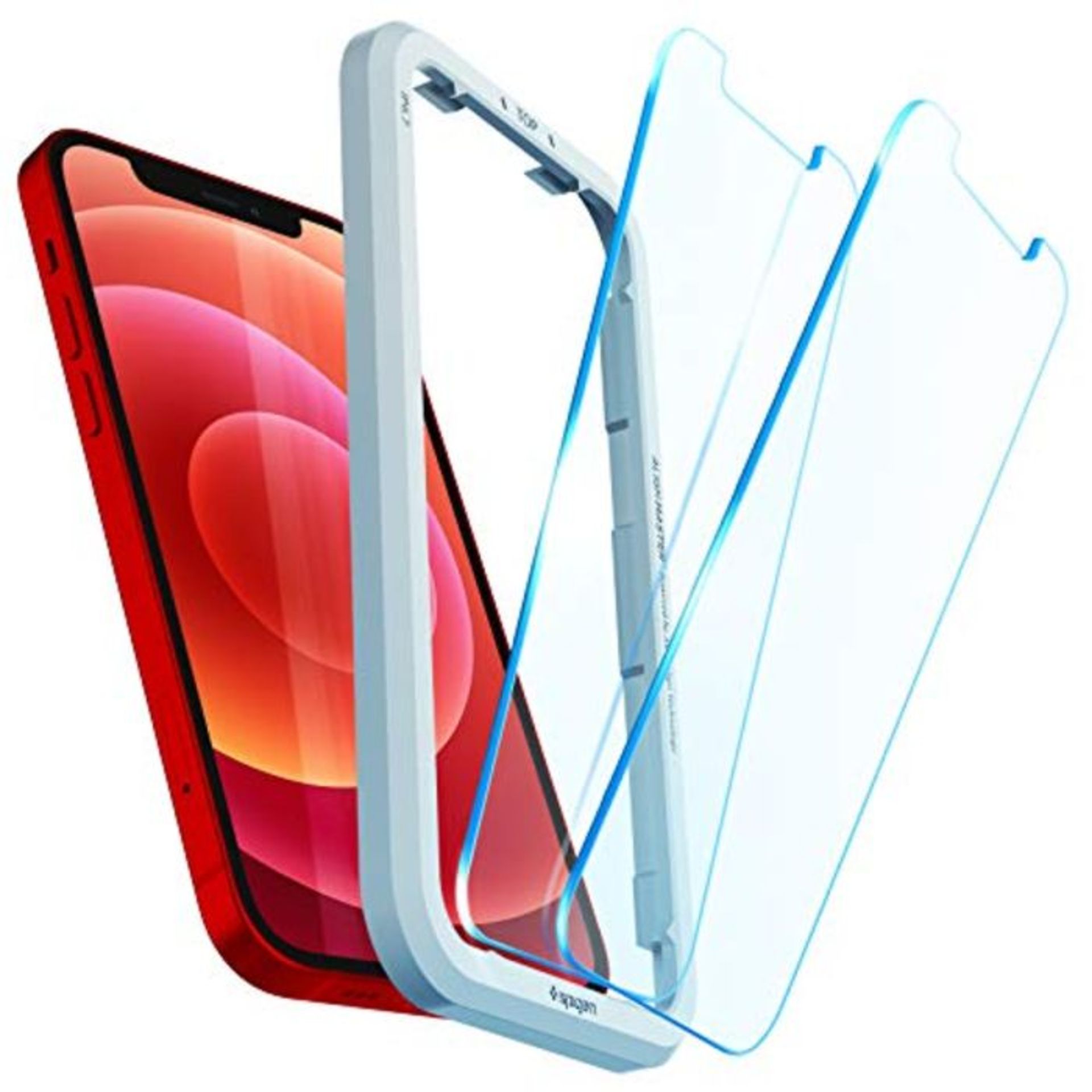 Spigen AlignMaster Tempered Glass Screen Protector for iPhone 12 and for iPhone 12 Pro