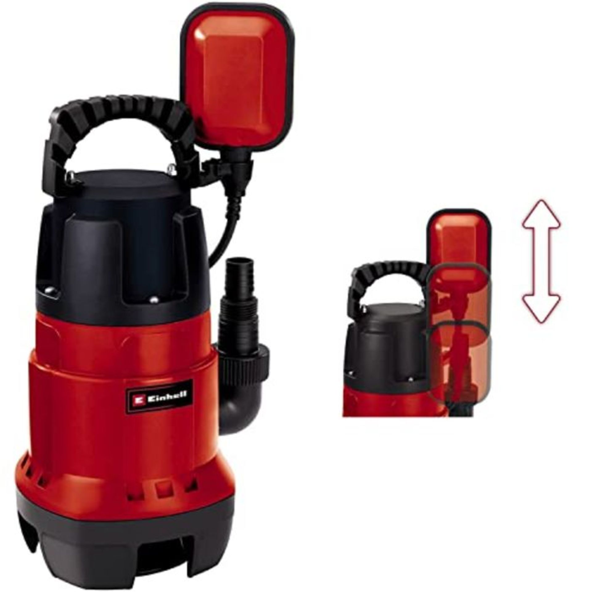 RRP £53.00 Einhell GC-DP 7835 Clean / Dirty Water Pump | 780W Submersible Pump, 15,700 L/H, Float