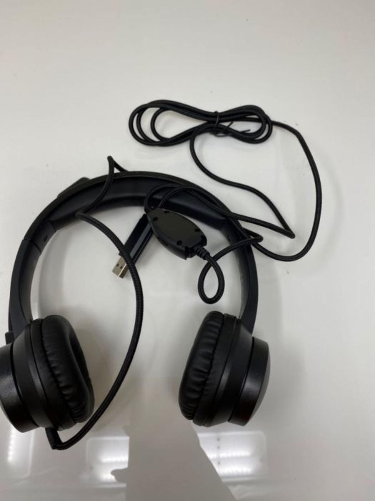 Trust Roha On-Ear USB Headset with Microphone, Comfortable Soft Leatherette Ear Cushio - Image 2 of 2
