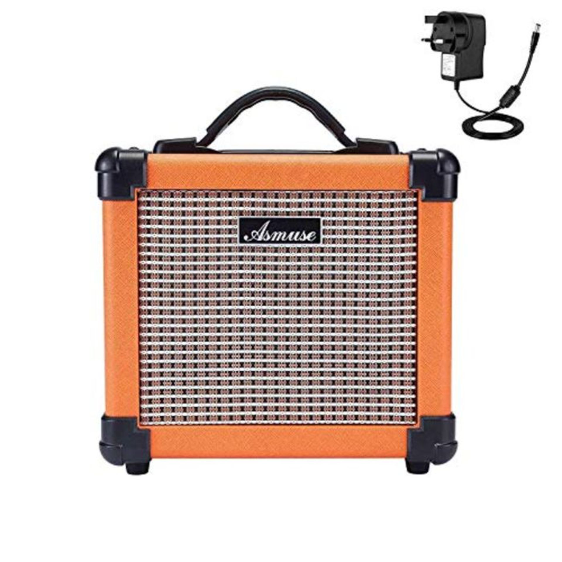 RRP £63.00 Asmuse Guitar Amplifier 10W Handle Portable Amp for Electric Guitar Combo Speaker (inc
