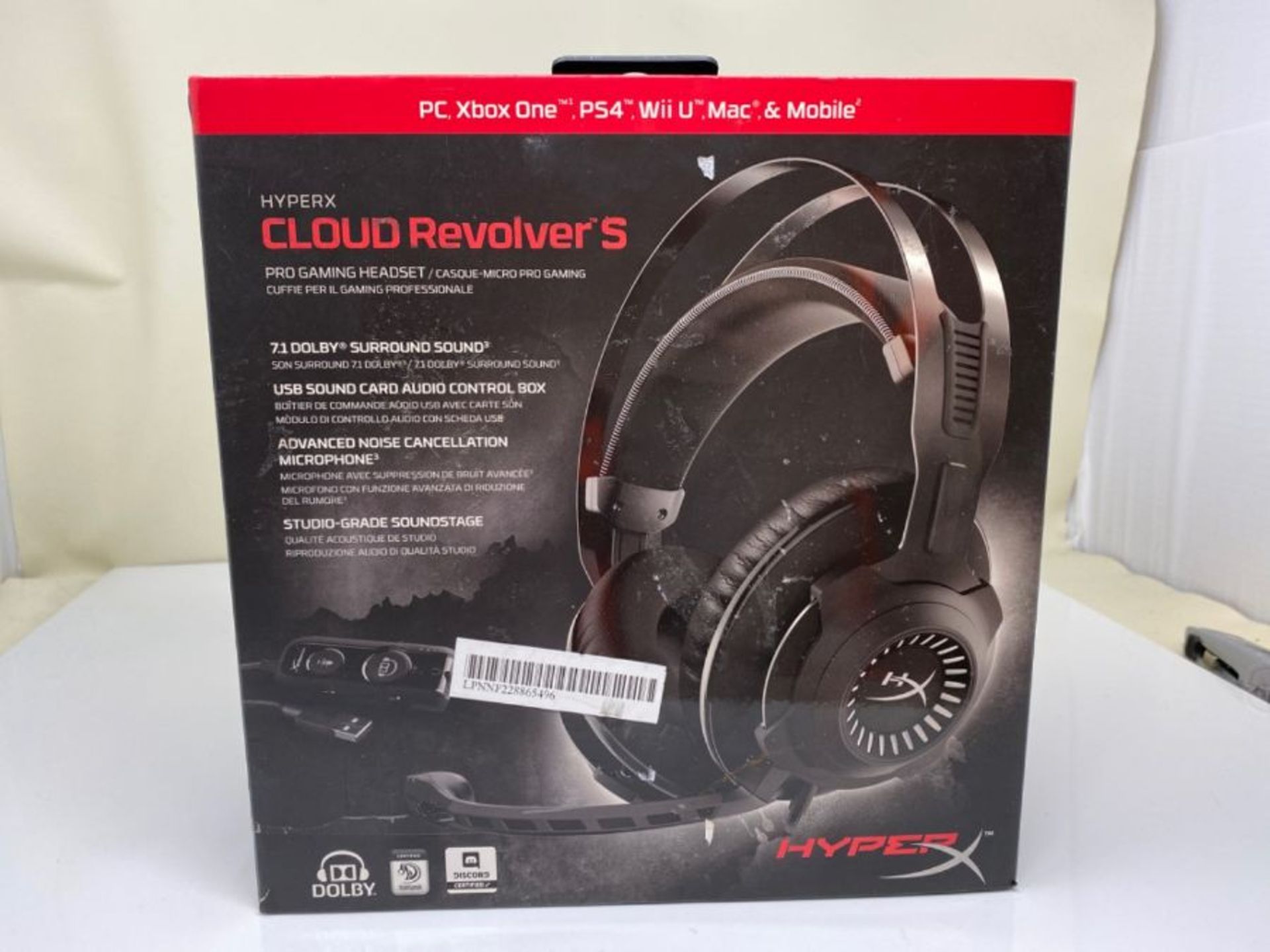 RRP £75.00 HyperX Cloud Revolver S Dolby 7.1 Gaming Headset - Image 2 of 6