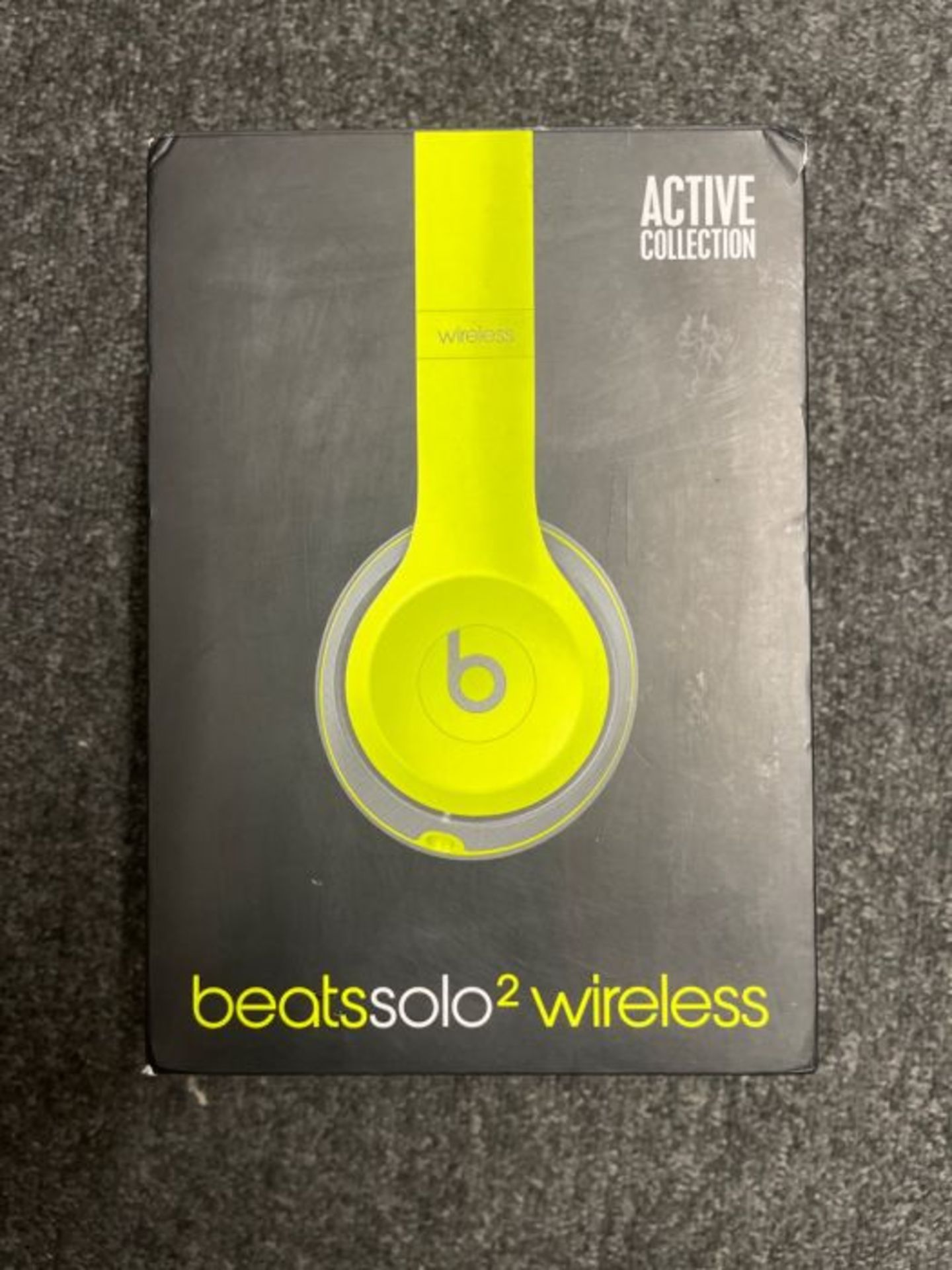 RRP £190.00 Beats by Dr. Dre Solo2 Wireless On-Ear Headphones, Active Collection - Yellow/Grey - Image 3 of 4