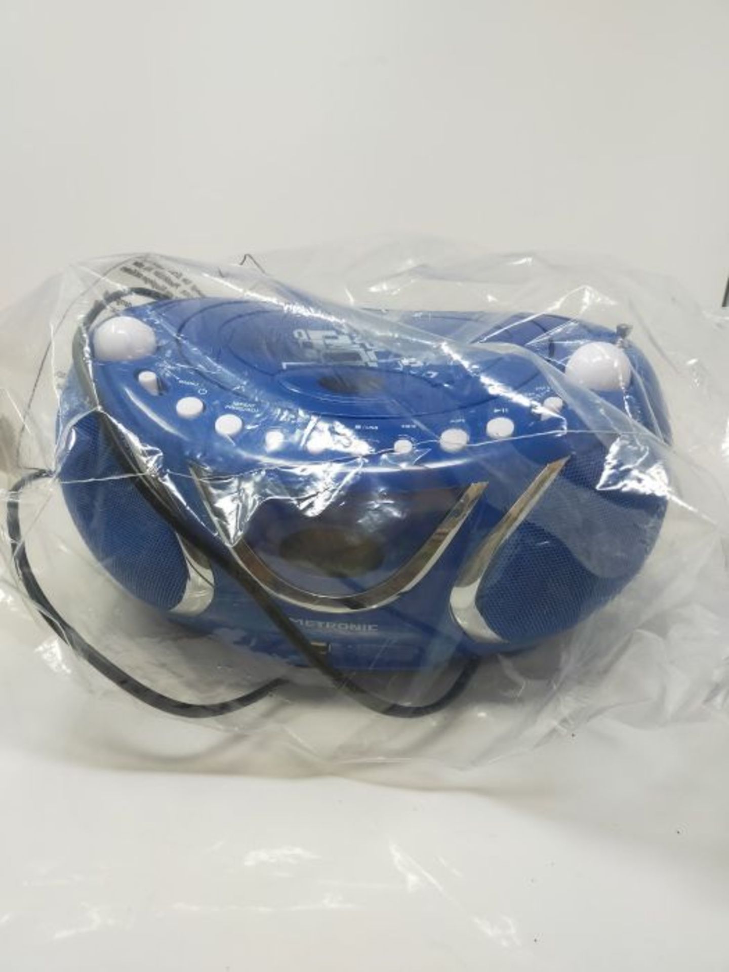 Metronic Gulli Radio/CD Player / MP3 Portable blue - Image 2 of 6